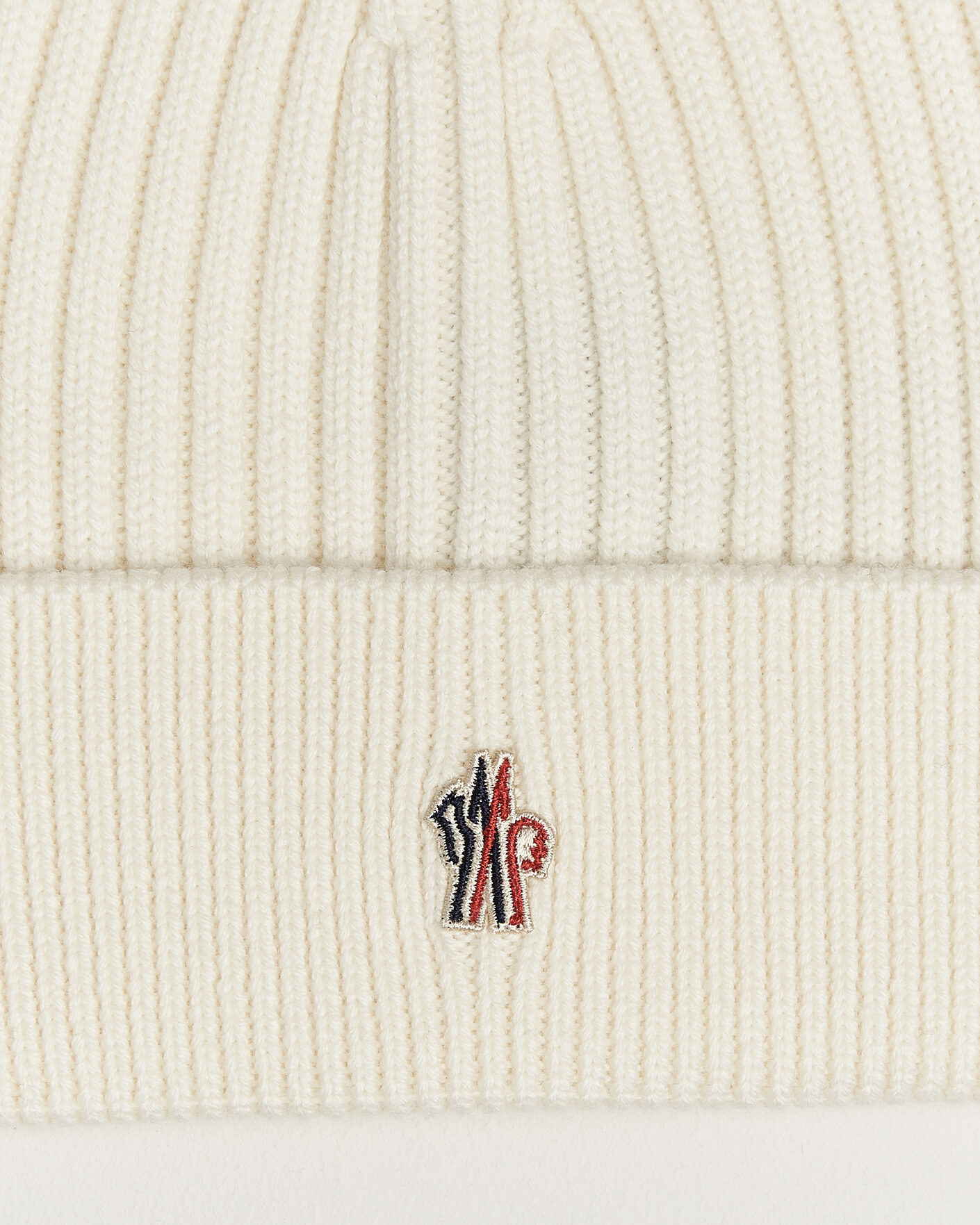 Homme | Bonnets | Moncler Grenoble | Rib Wool Beanie Off White