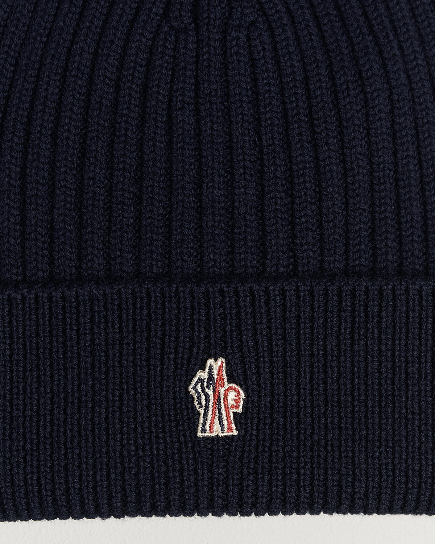 Homme | Bonnets | Moncler Grenoble | Rib Wool Beanie Navy