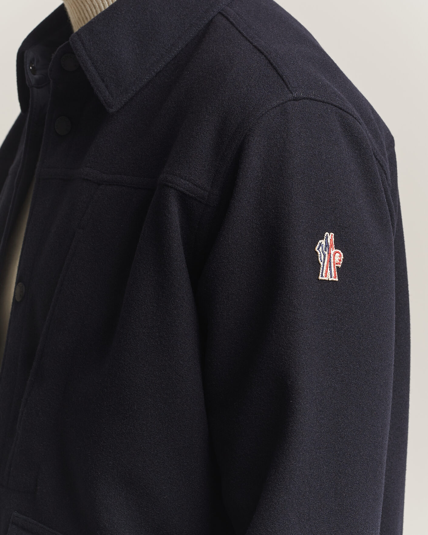 Homme | Manteaux Et Vestes | Moncler Grenoble | Brushed Shirt Jacket Navy