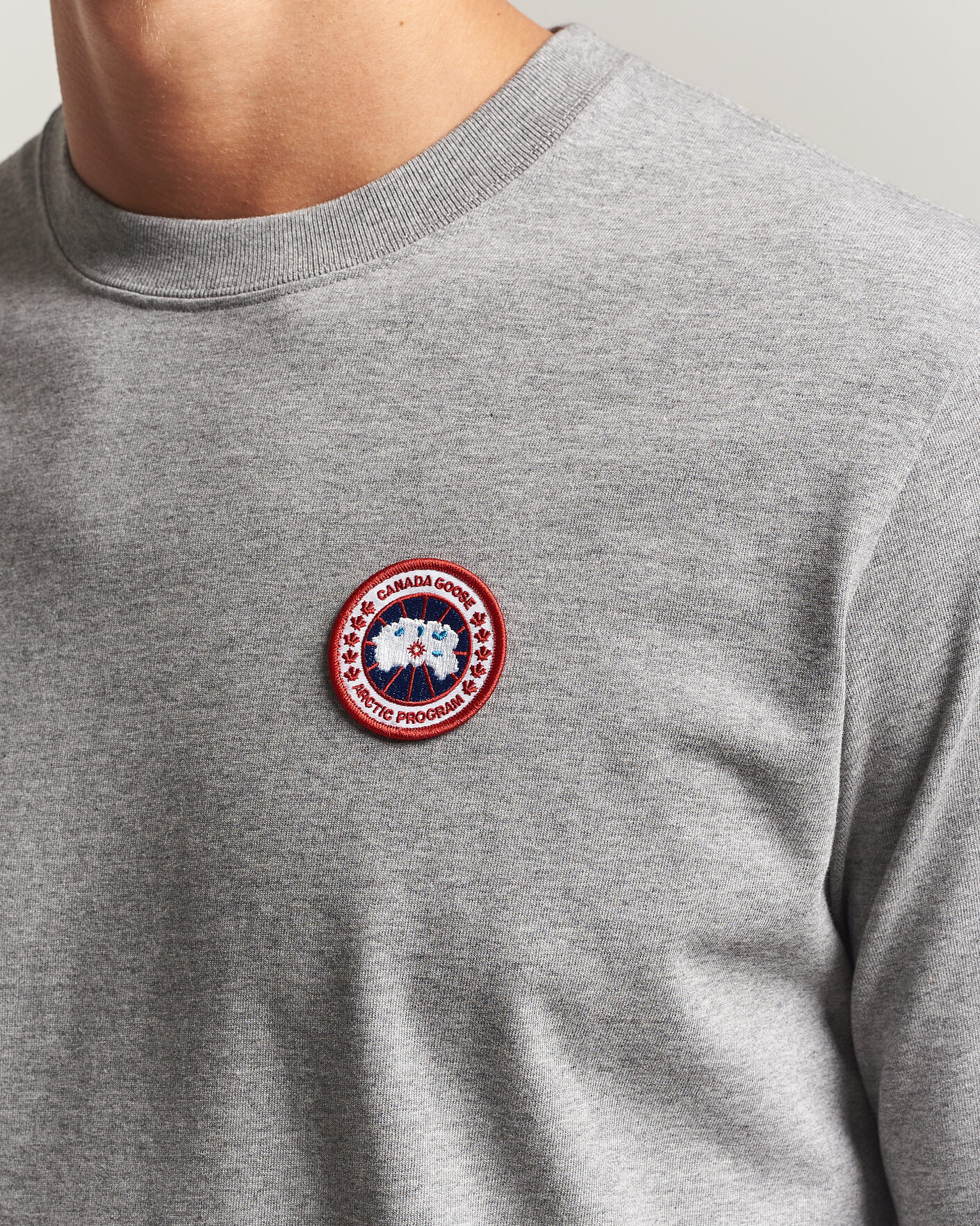 Homme | T-shirts | Canada Goose | Vantage Long Sleeve T-Shirt Stone Heather