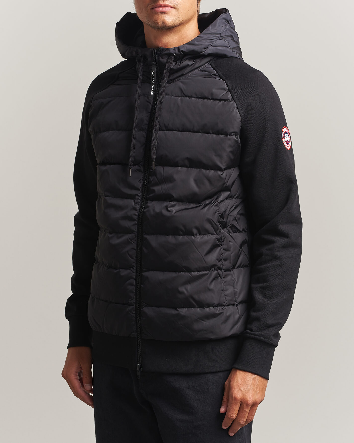 Homme | Manteaux Et Vestes | Canada Goose | Hybridge Huron Full Zip Hoody Black
