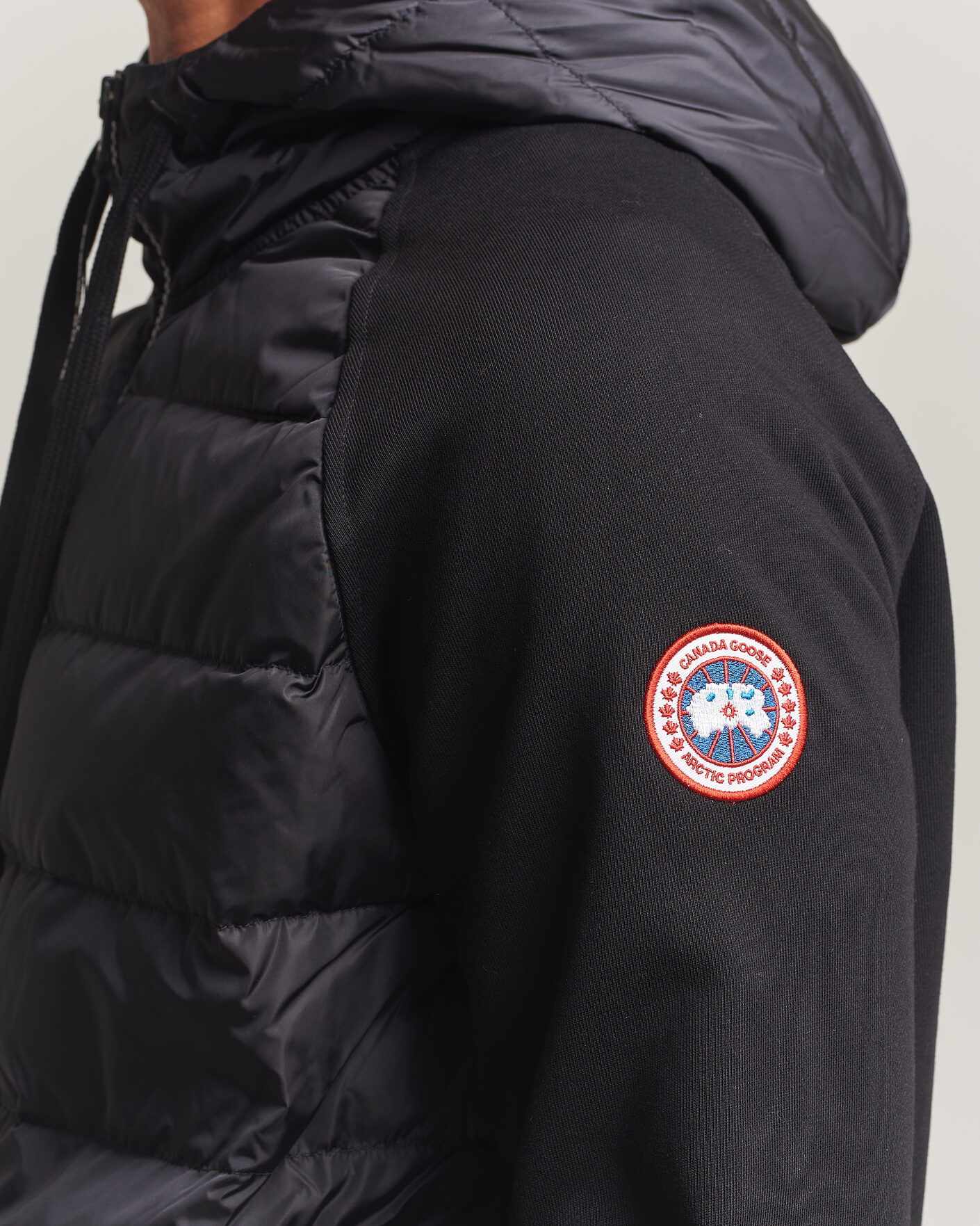 Homme | Manteaux Et Vestes | Canada Goose | Hybridge Huron Full Zip Hoody Black