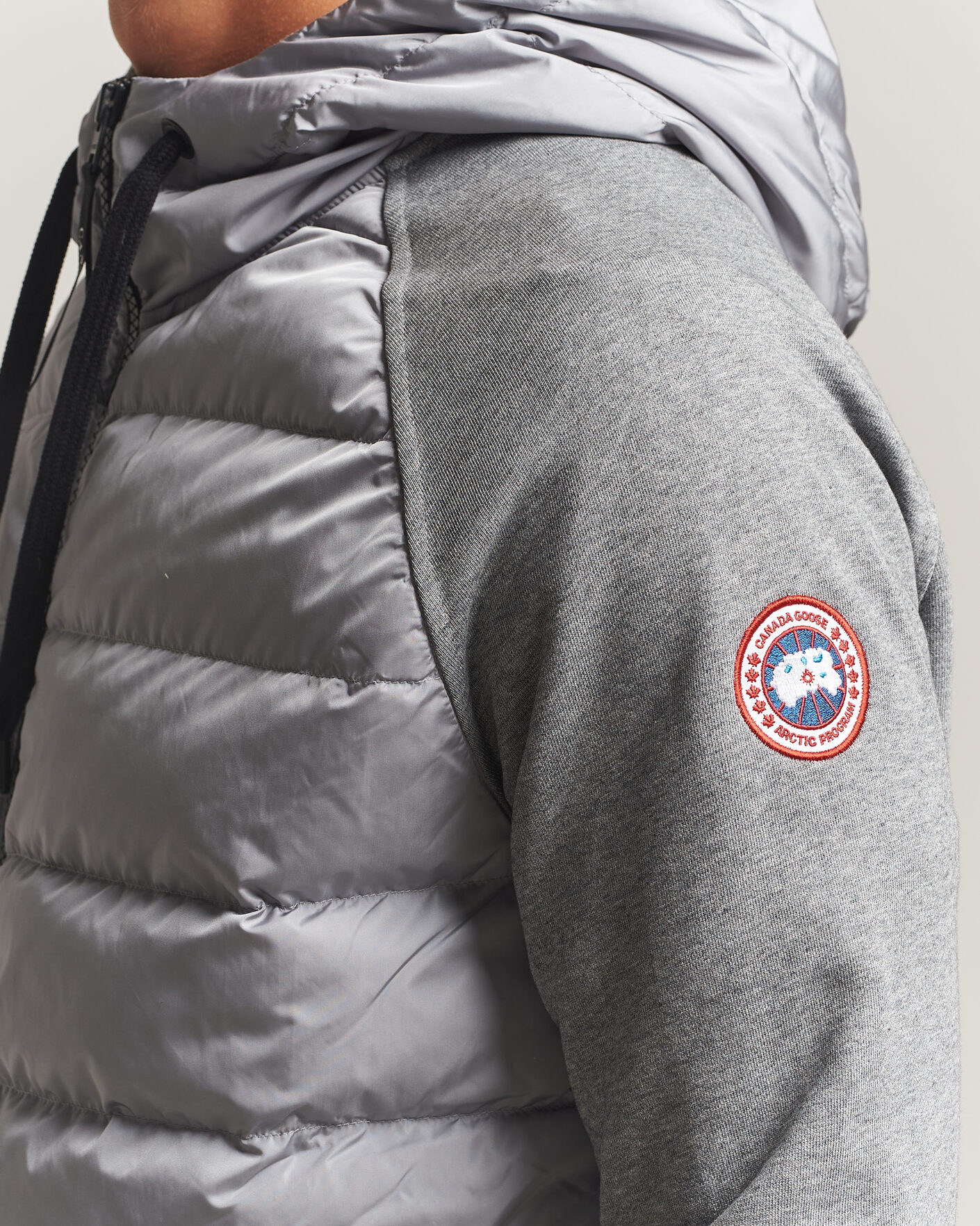 Homme | Manteaux Et Vestes | Canada Goose | Hybridge Huron Full Zip Hoody Stone Heather