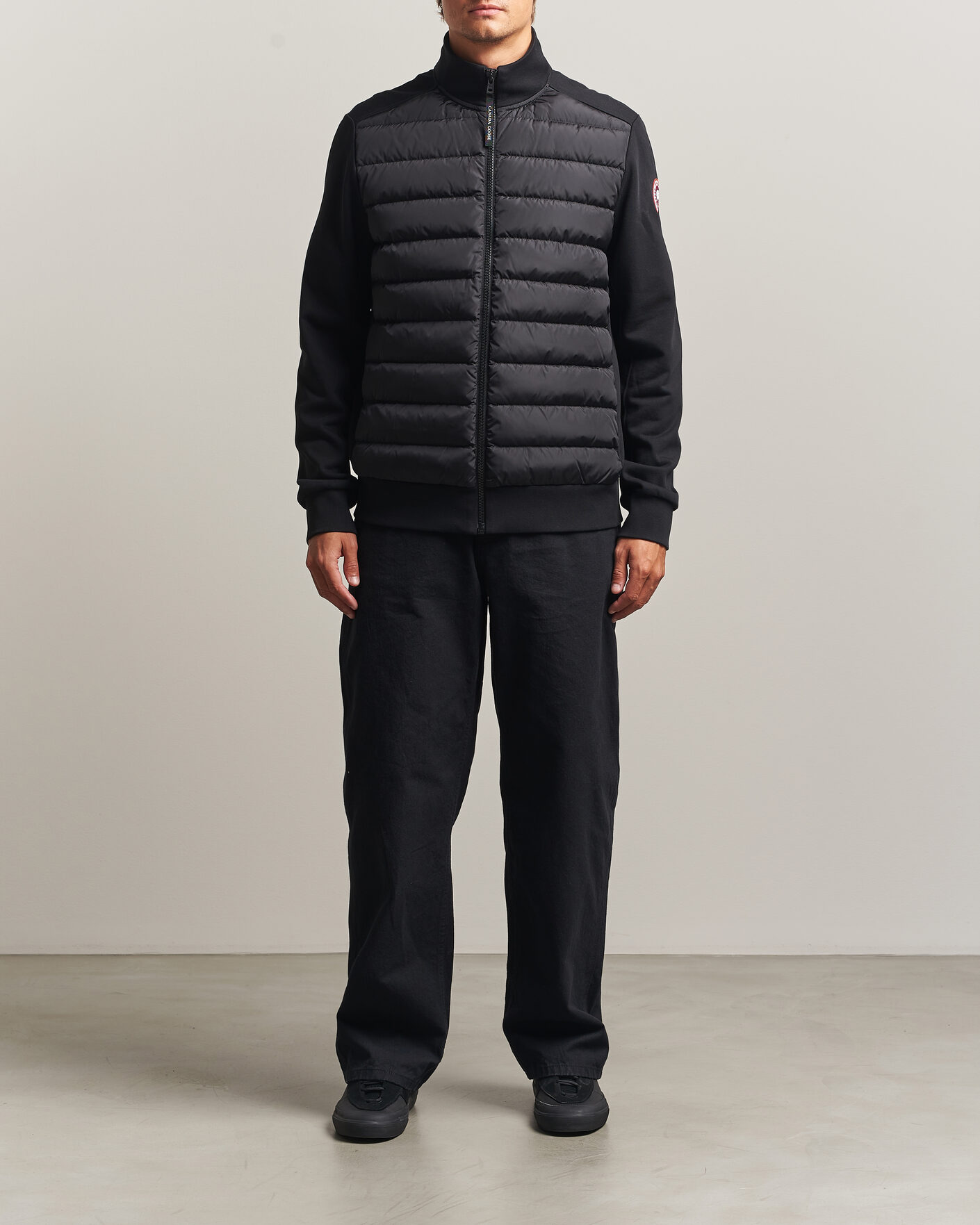 Homme | Manteaux Et Vestes | Canada Goose | Hybridge Huron Full Zip Jacket Black