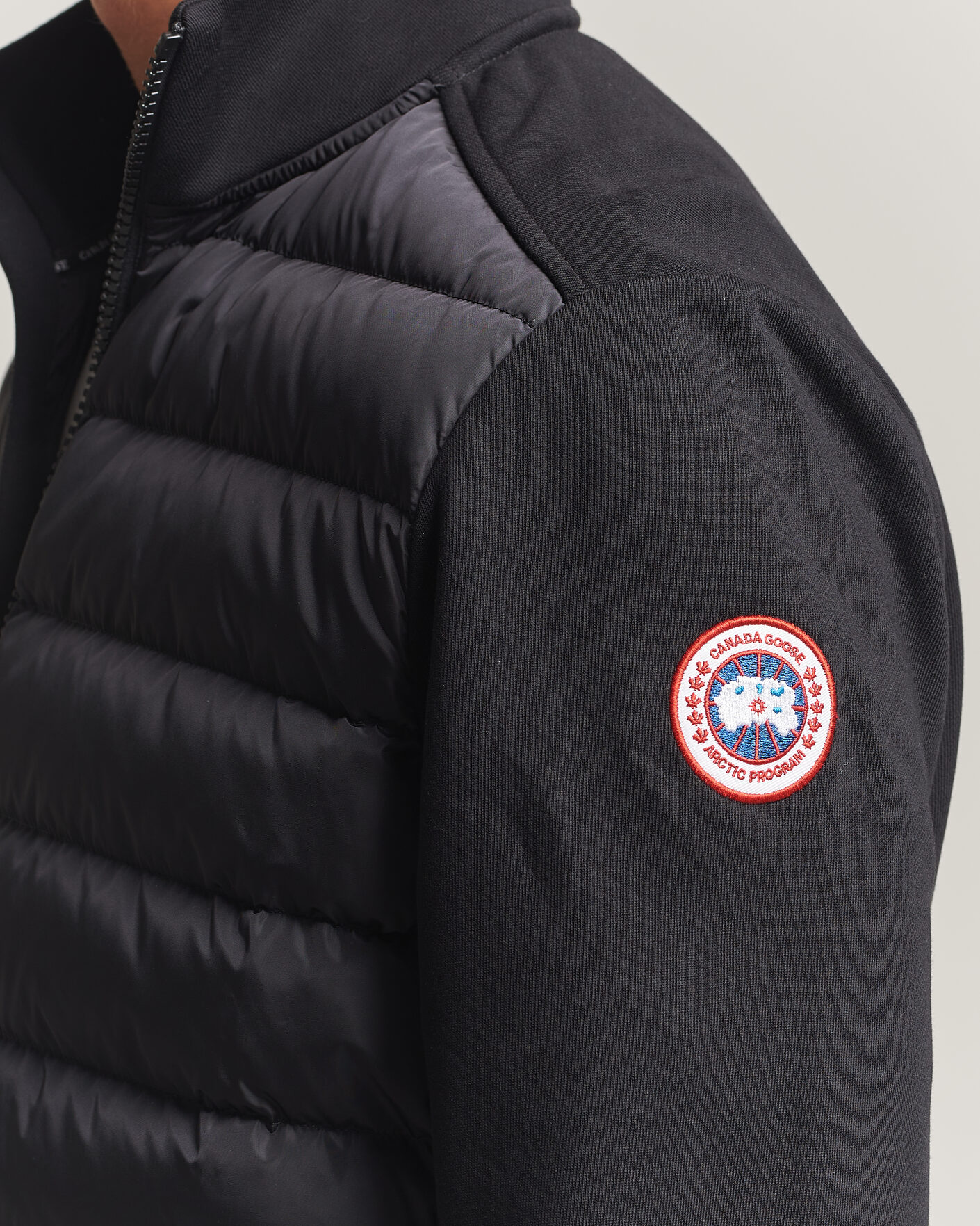 Homme | Manteaux Et Vestes | Canada Goose | Hybridge Huron Full Zip Jacket Black