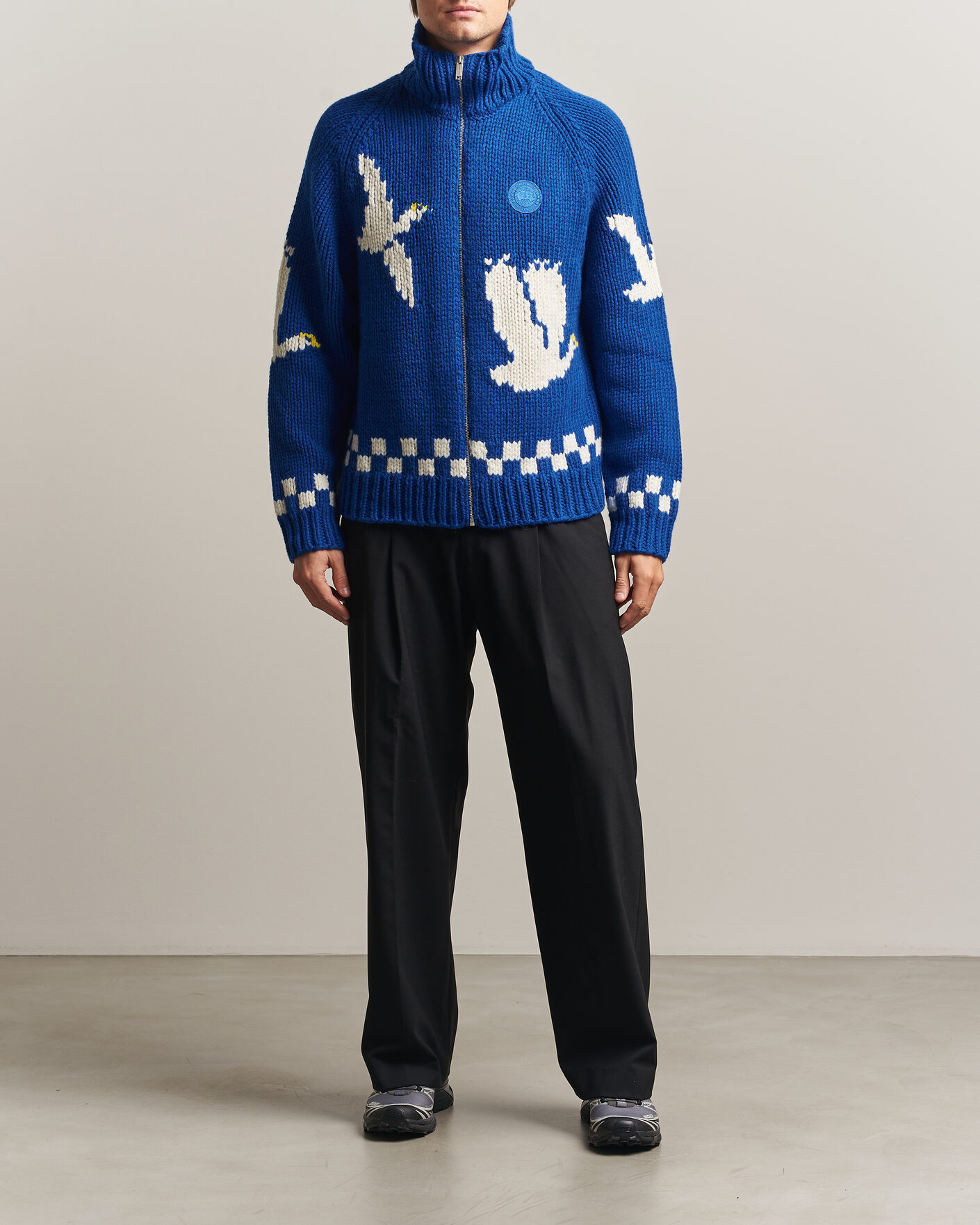 Homme | Pulls Et Tricots | Canada Goose | Moisie Knit Jacket Arctic Goose