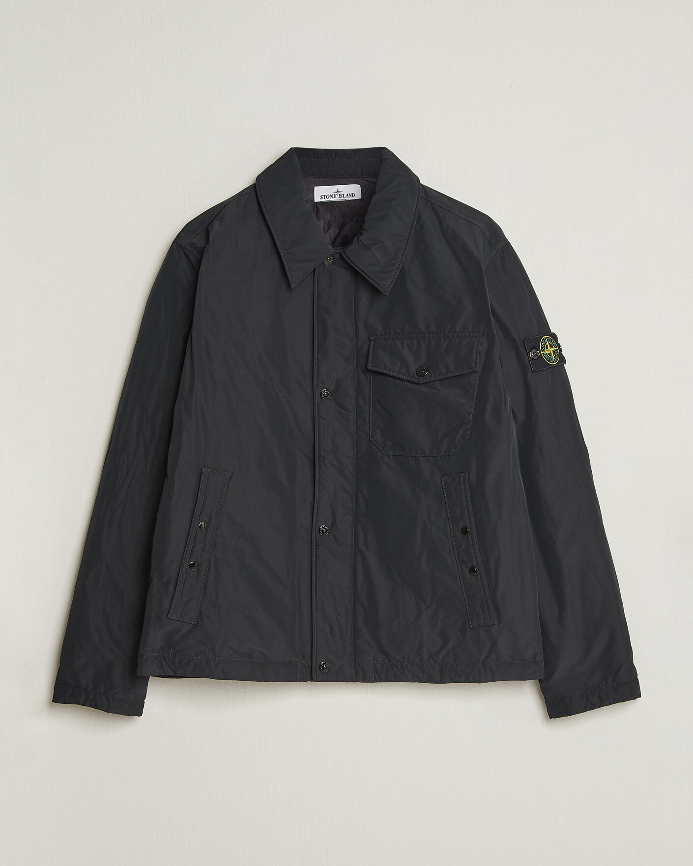 Homme | Manteaux Et Vestes | Stone Island | Micro Twill Padded Jacket Black