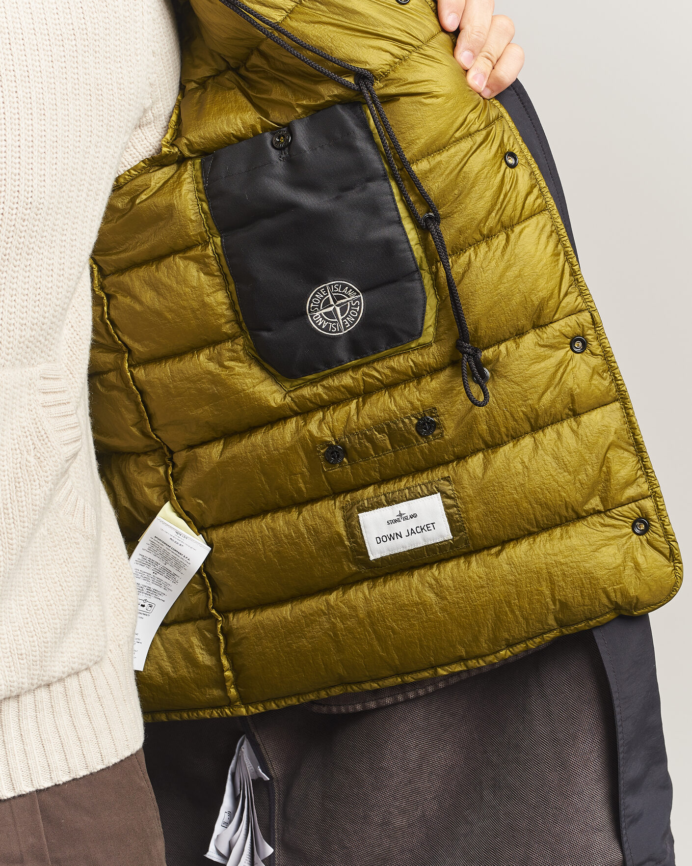 Homme | Manteaux Et Vestes | Stone Island | Dense Oxford Nylon TC Fishtail Parka Lead Grey