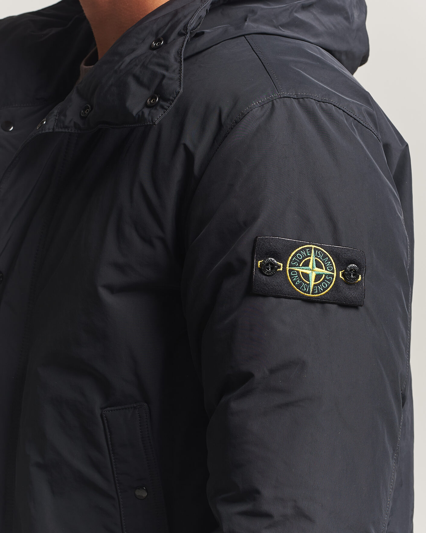 Homme | Manteaux Et Vestes | Stone Island | Micro Twill Padded Parka Black