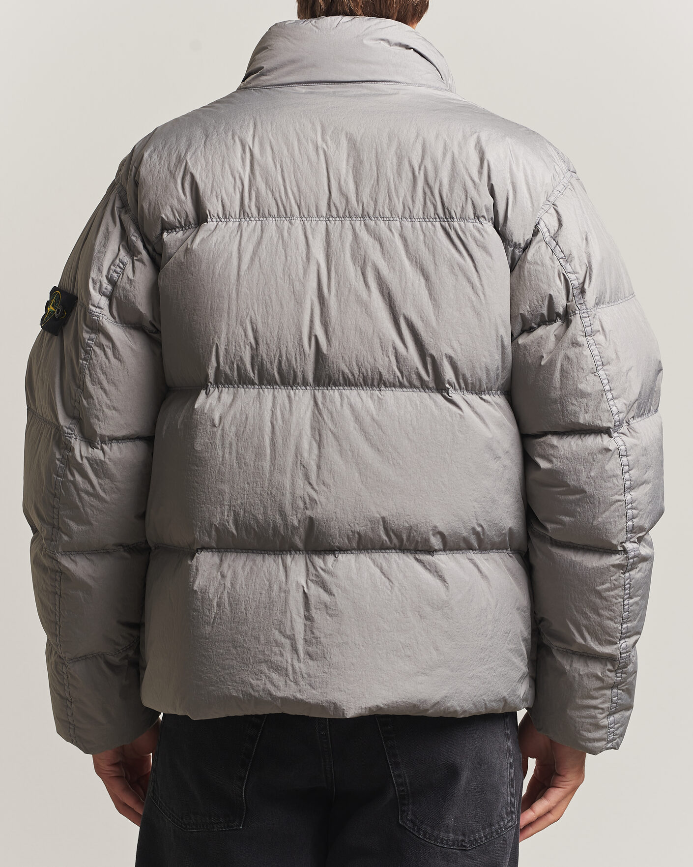 Homme | Manteaux Et Vestes | Stone Island | Crinkle Reps Padded Down Jacket Grey