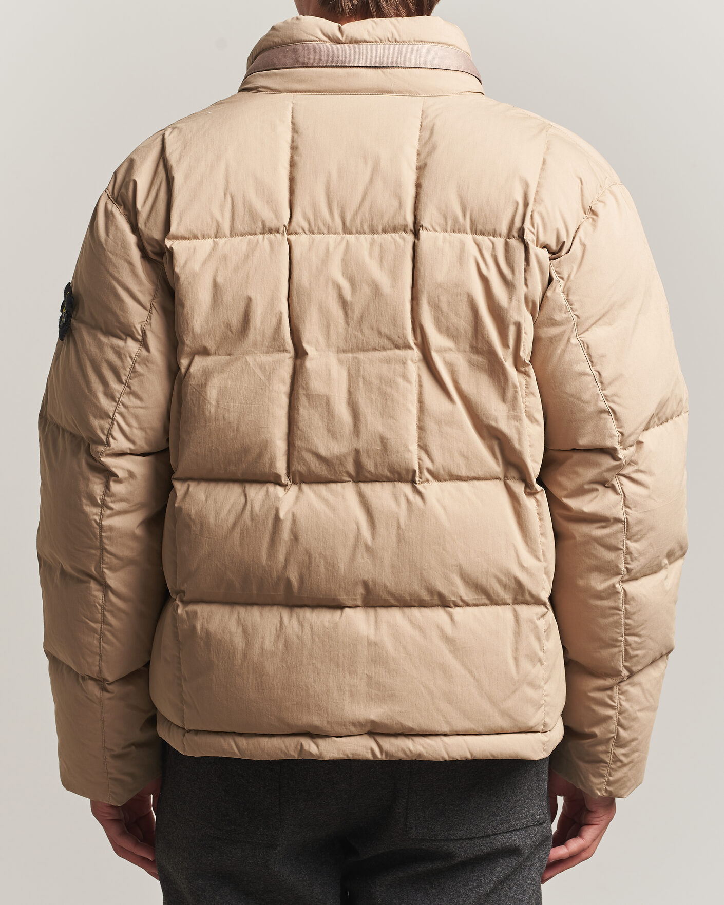 Homme | Manteaux Et Vestes | Stone Island | Cotton/Nylon Padded Down Jacket Biscuit