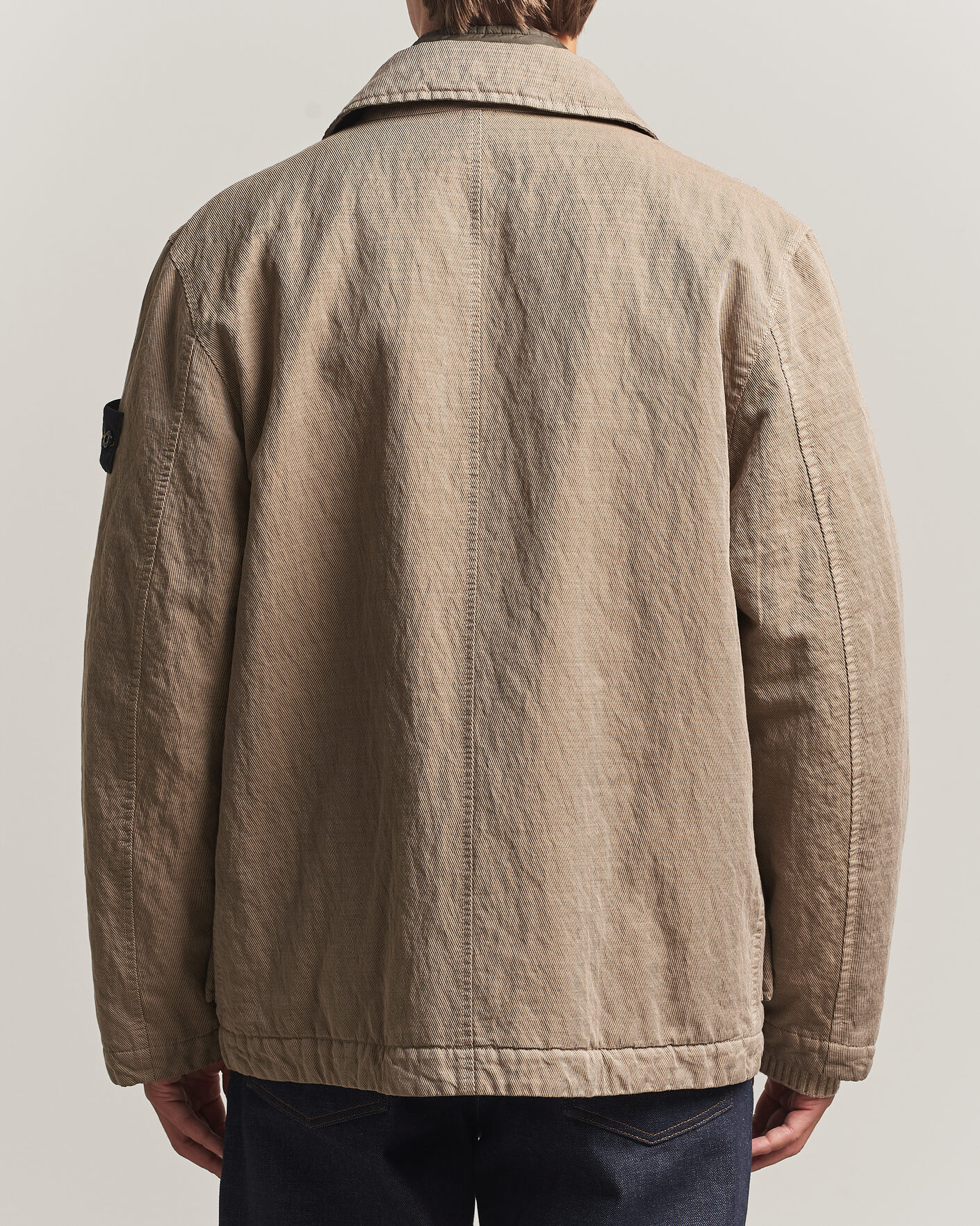 Homme | Manteaux Et Vestes | Stone Island | Diagonal Cotton/Wool Field Jacket Biscuit