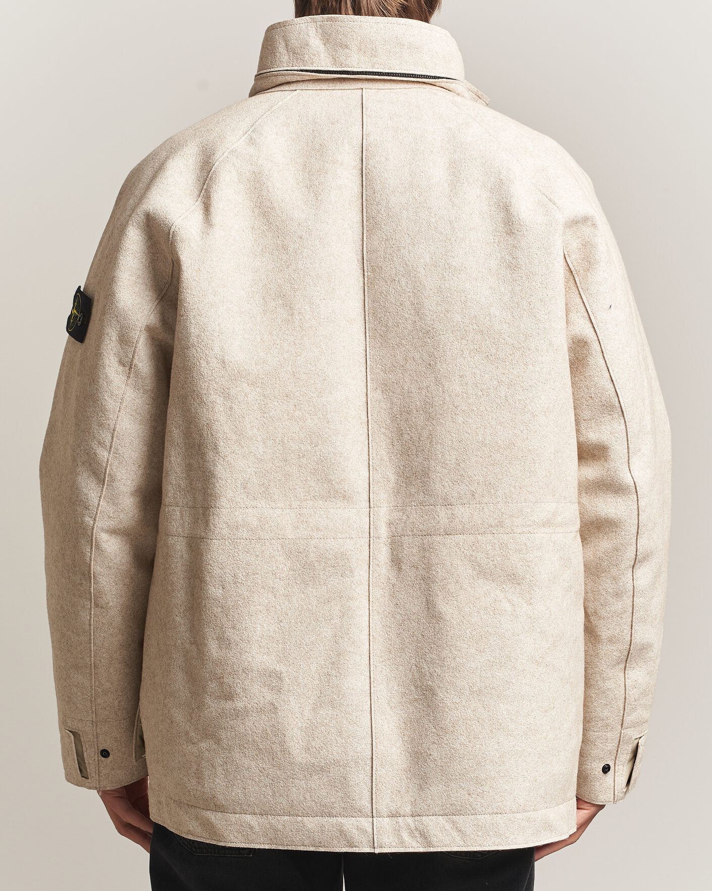 Homme | Manteaux Et Vestes | Stone Island | Panno Coagulato Coat Biscuit