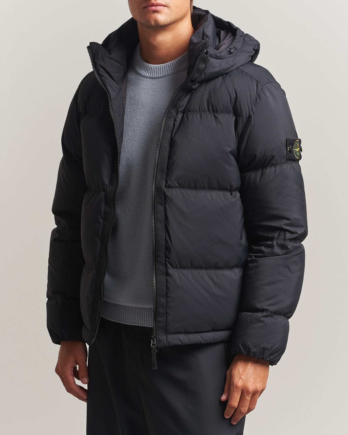 Homme | Manteaux Et Vestes | Stone Island | Matt Ripstop Cordura Down Jacket Black