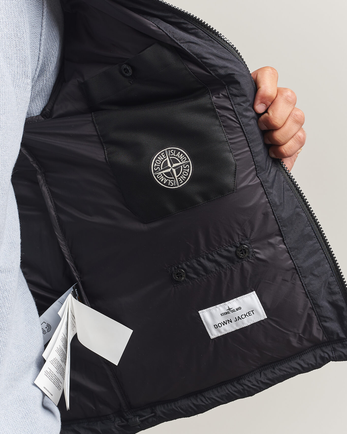 Homme | Manteaux Et Vestes | Stone Island | Matt Ripstop Cordura Down Jacket Black