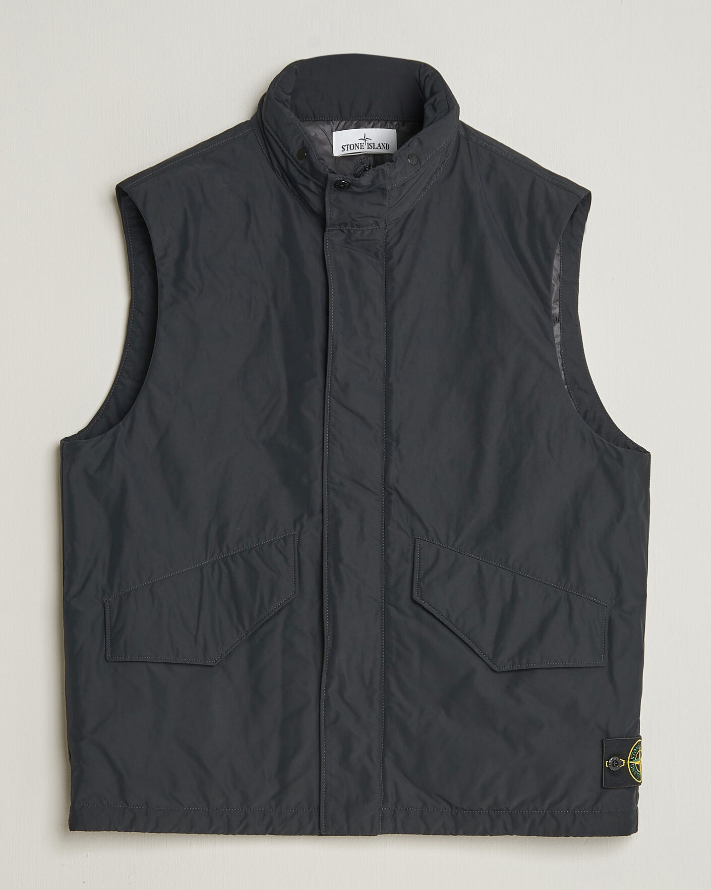 Homme | Gilets | Stone Island | Micro Twill Padded Vest Black