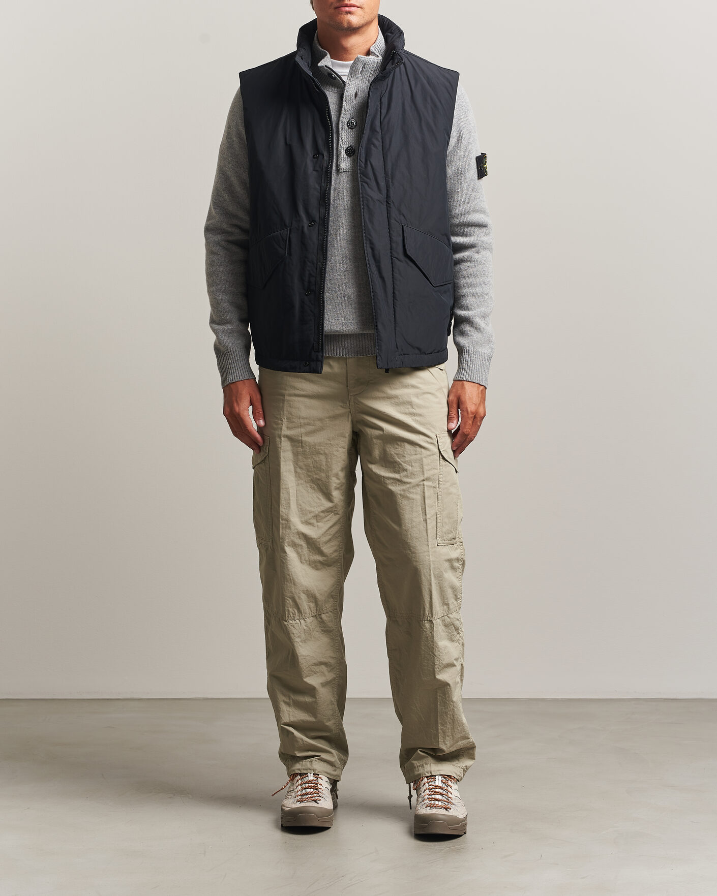 Homme | Gilets | Stone Island | Micro Twill Padded Vest Black