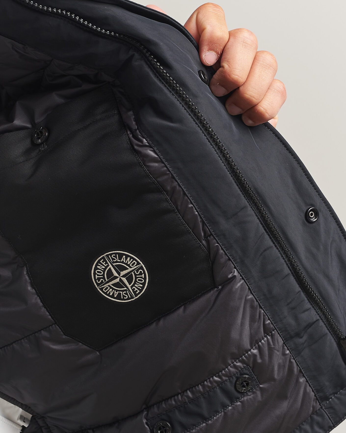 Homme | Gilets | Stone Island | Micro Twill Padded Vest Black