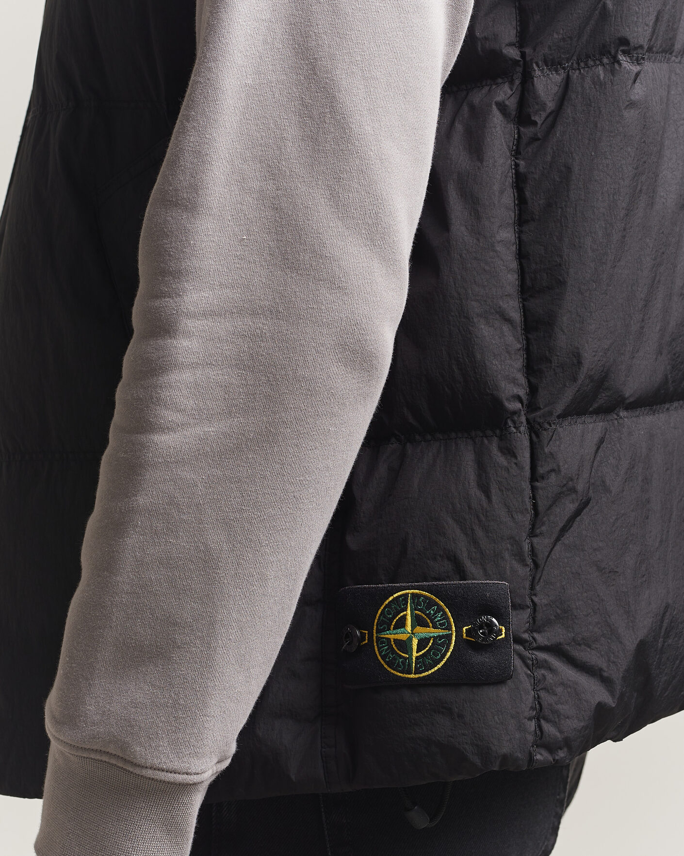 Homme | Gilets | Stone Island | Crinkle Reps Down Vest Black