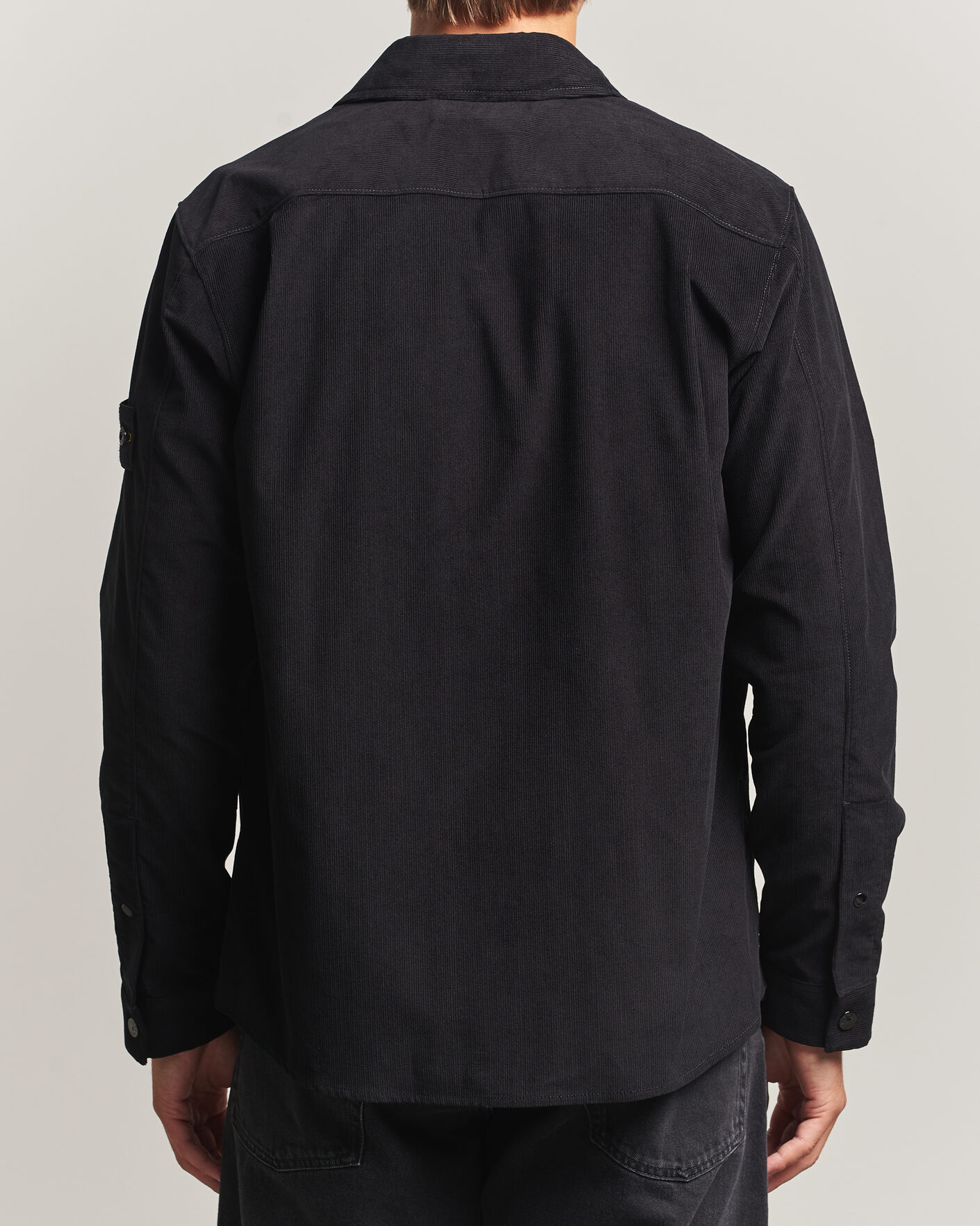 Homme | Chemises | Stone Island | Micro Cord Overshirt Black