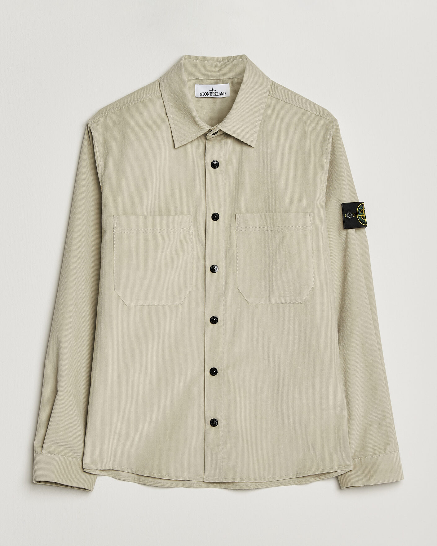 Homme | Chemises | Stone Island | Micro Cord Overshirt Sand