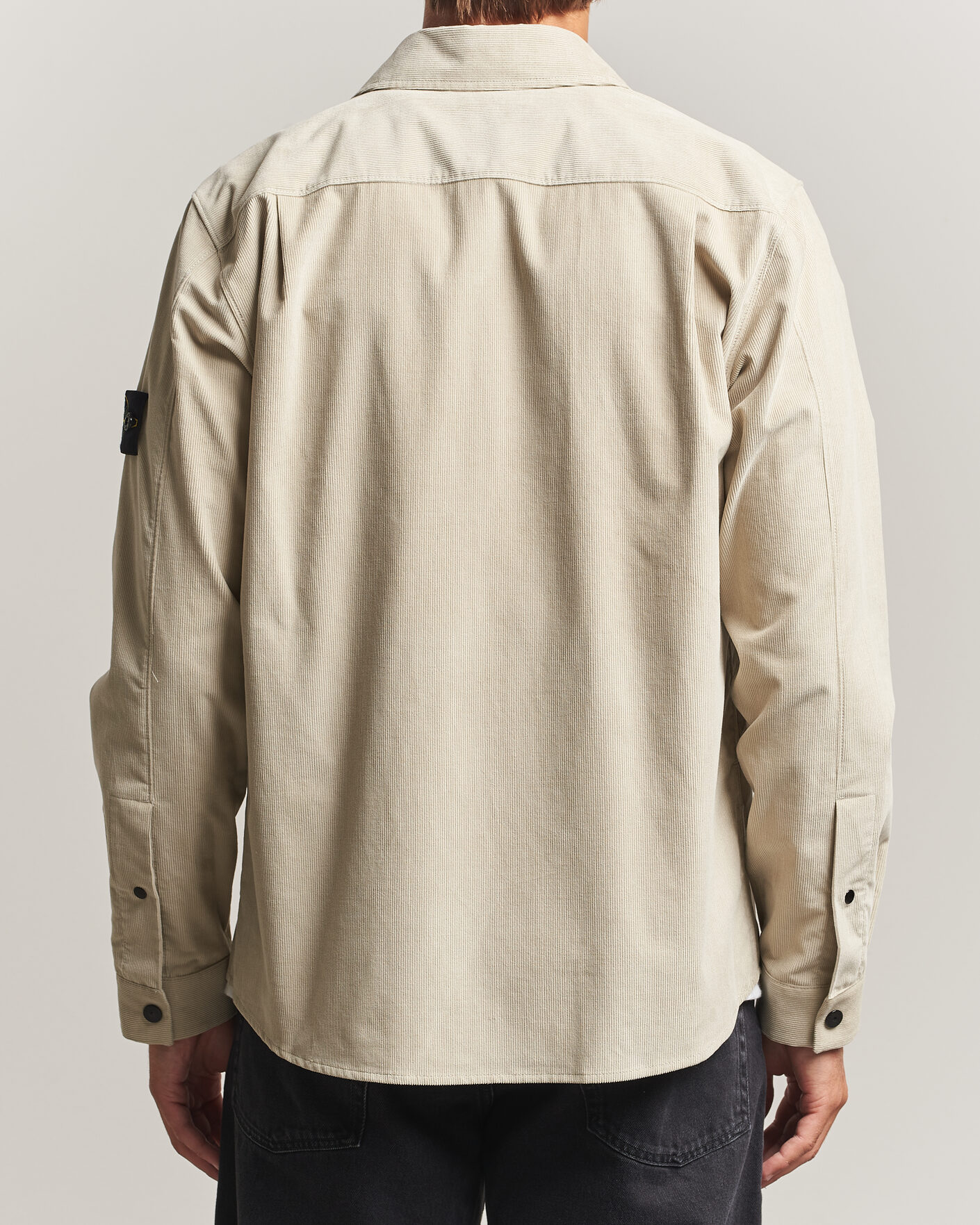 Homme | Chemises | Stone Island | Micro Cord Overshirt Sand