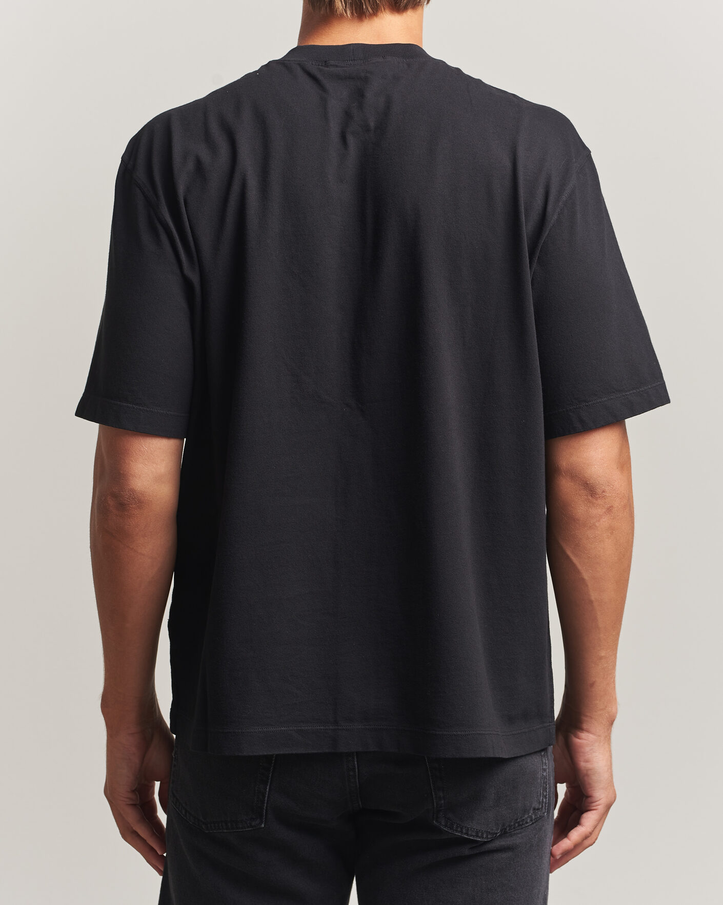 Homme | T-shirts | Stone Island | Combed Organic Cotton T-Shirt Black