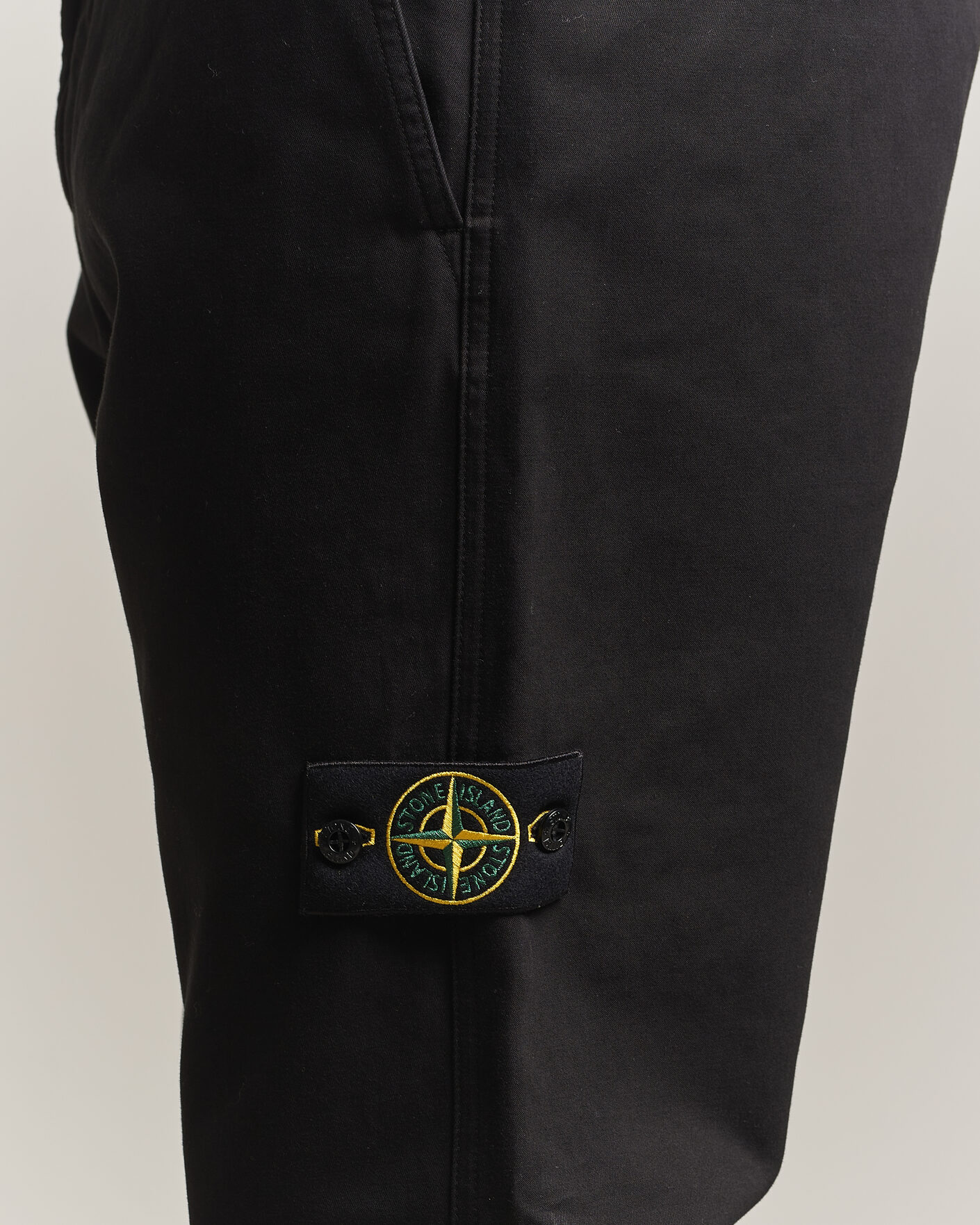 Homme | Pantalons | Stone Island | Dense Cotton Twill Pants Black