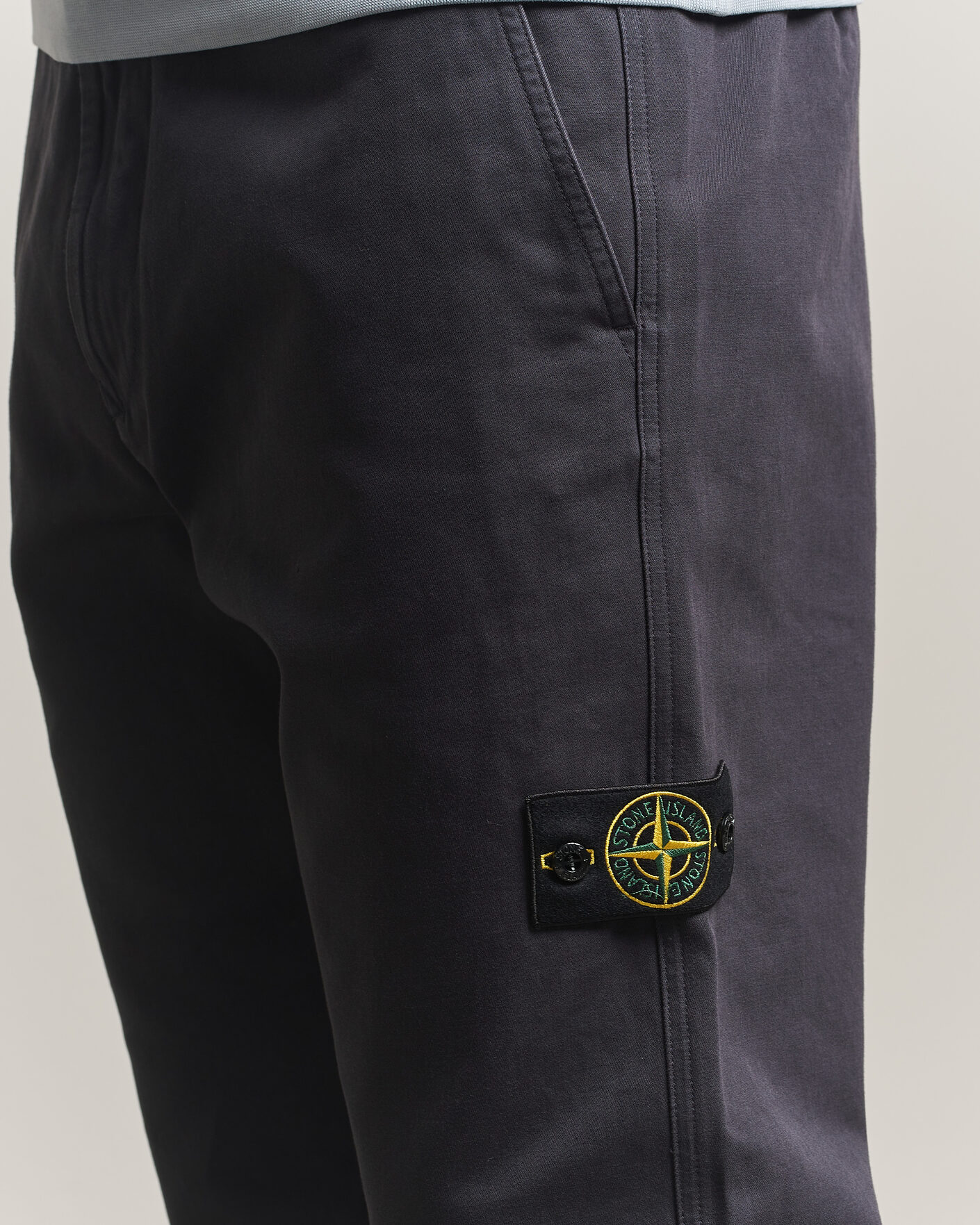 Homme | Pantalons | Stone Island | Dense Cotton Twill Pants Blue Navy