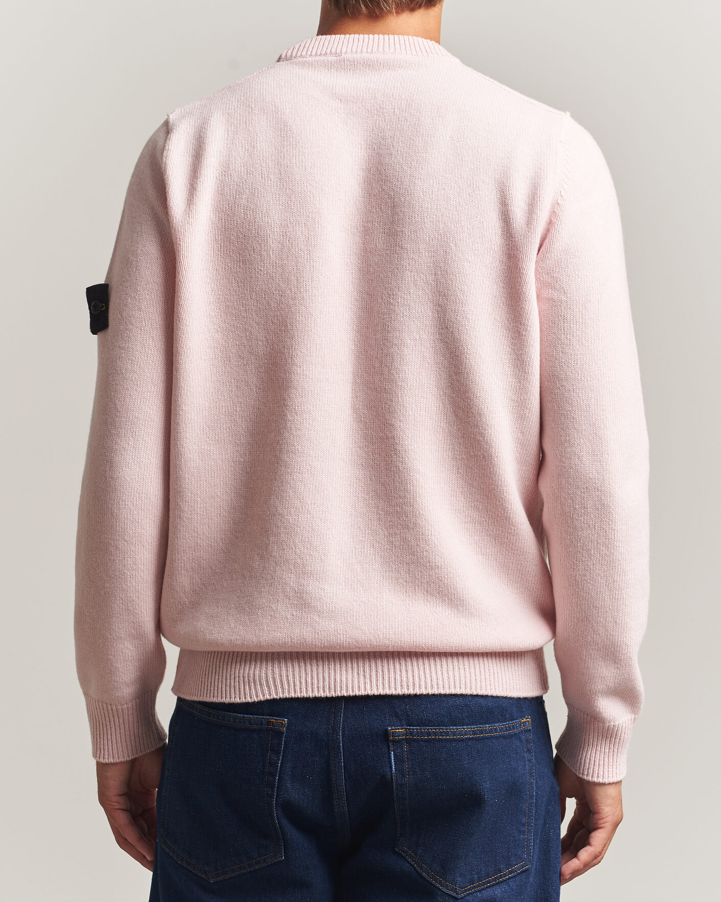 Homme | Pulls Et Tricots | Stone Island | Knitted Lambswool Crew Neck Antique Rose