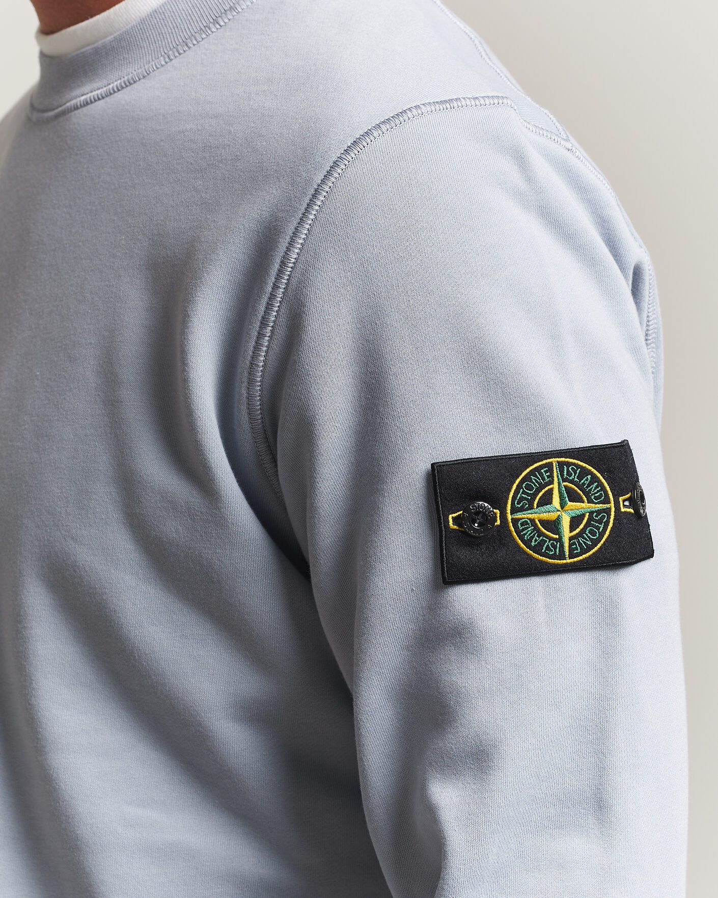Homme | Pulls Et Tricots | Stone Island | Garment Dyed Fleece Sweatshirt Ash Grey