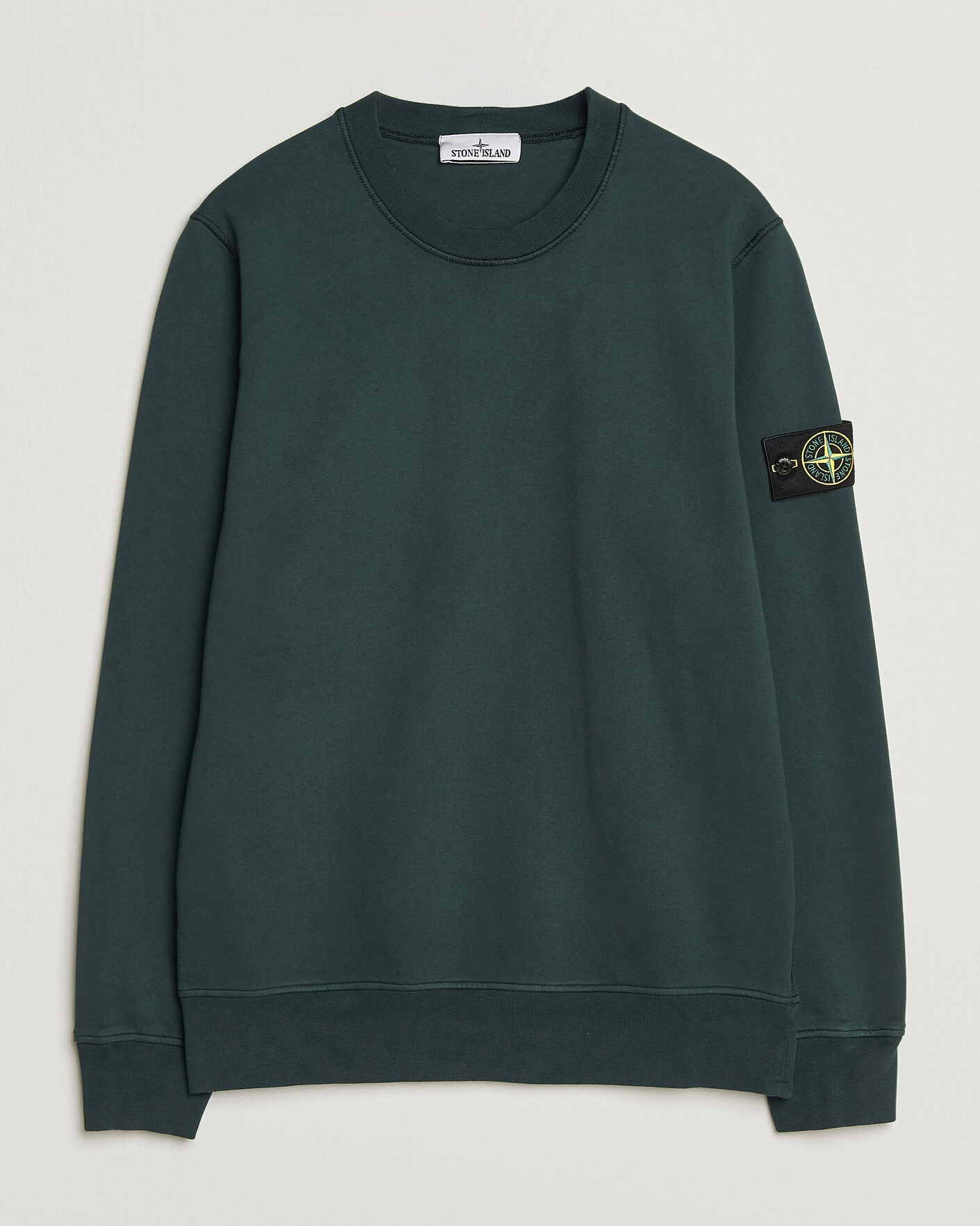 Homme | Pulls Et Tricots | Stone Island | Garment Dyed Fleece Sweatshirt Dark Green