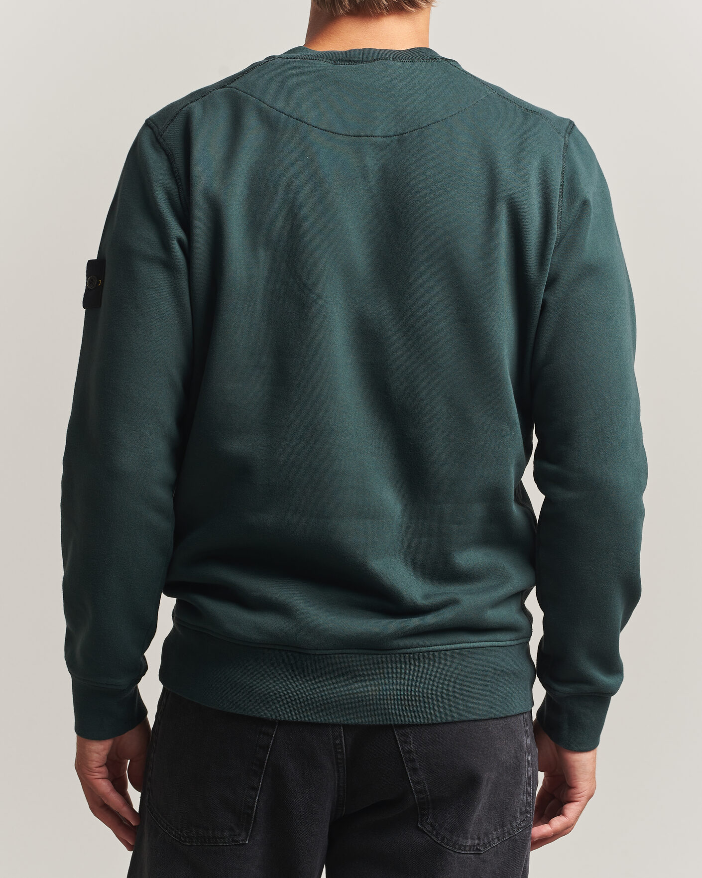 Homme | Pulls Et Tricots | Stone Island | Garment Dyed Fleece Sweatshirt Dark Green