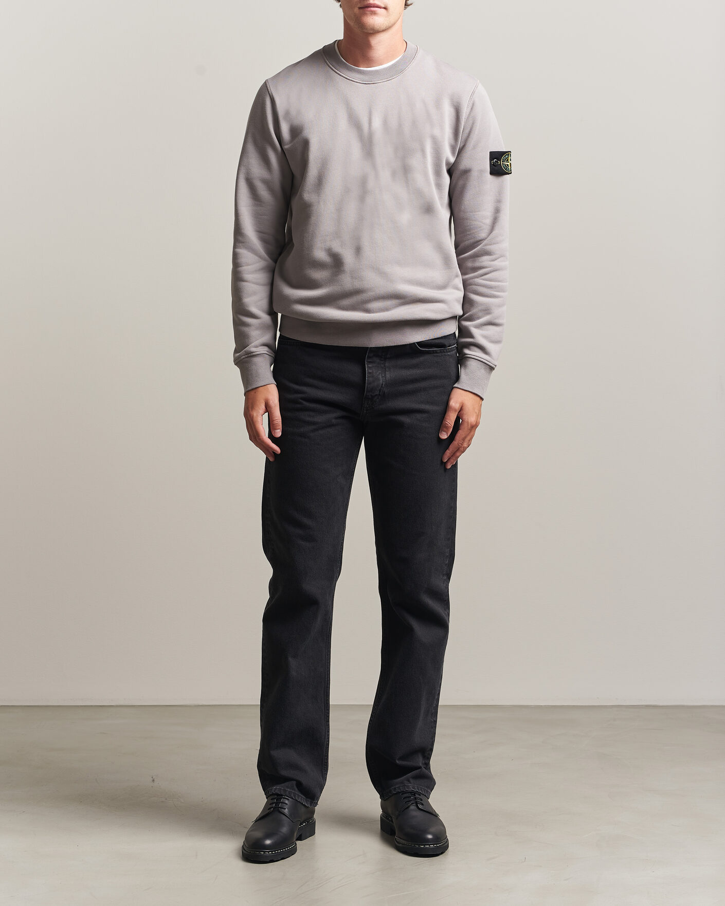 Homme | Pulls Et Tricots | Stone Island | Garment Dyed Fleece Sweatshirt Grey