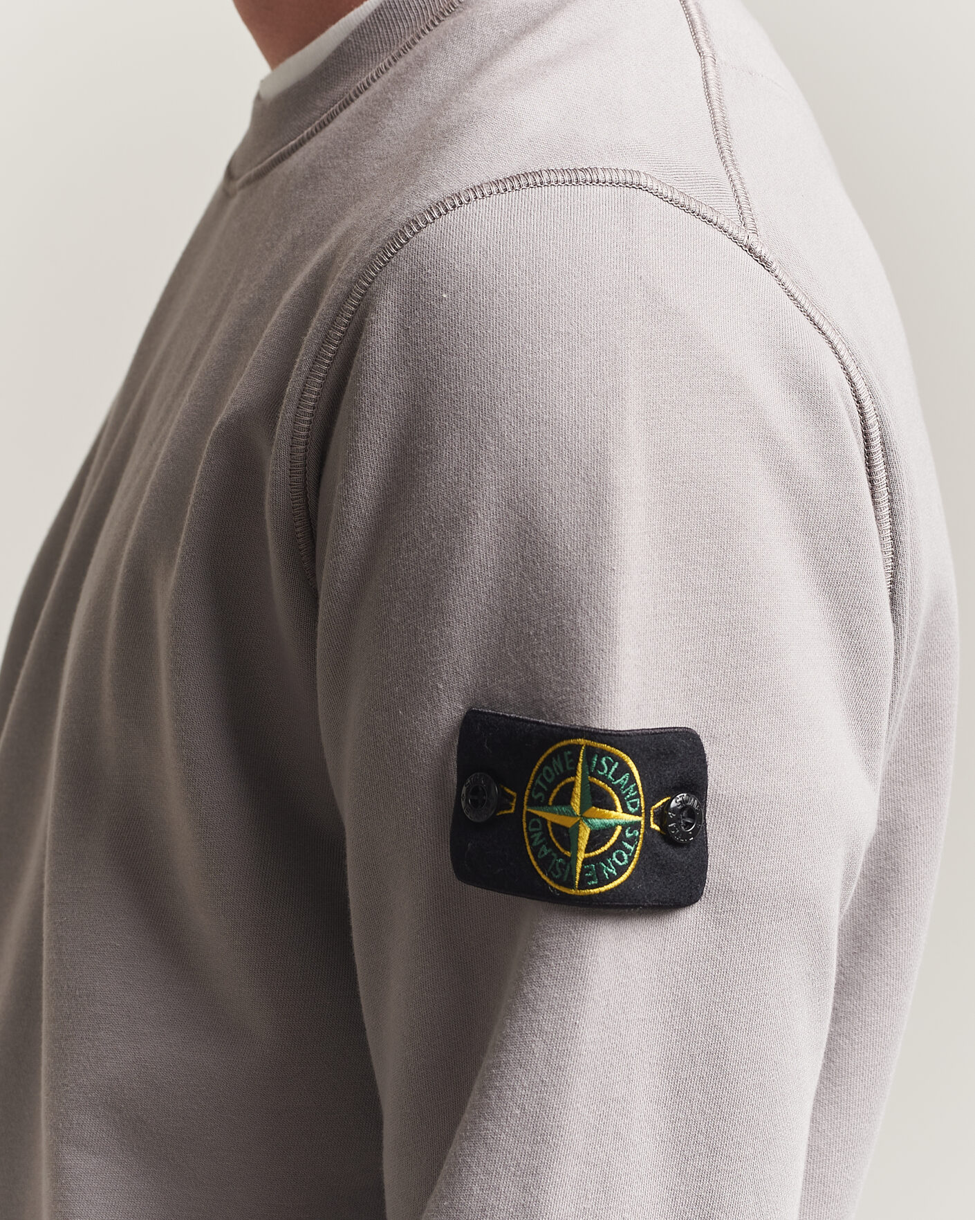 Homme | Pulls Et Tricots | Stone Island | Garment Dyed Fleece Sweatshirt Grey