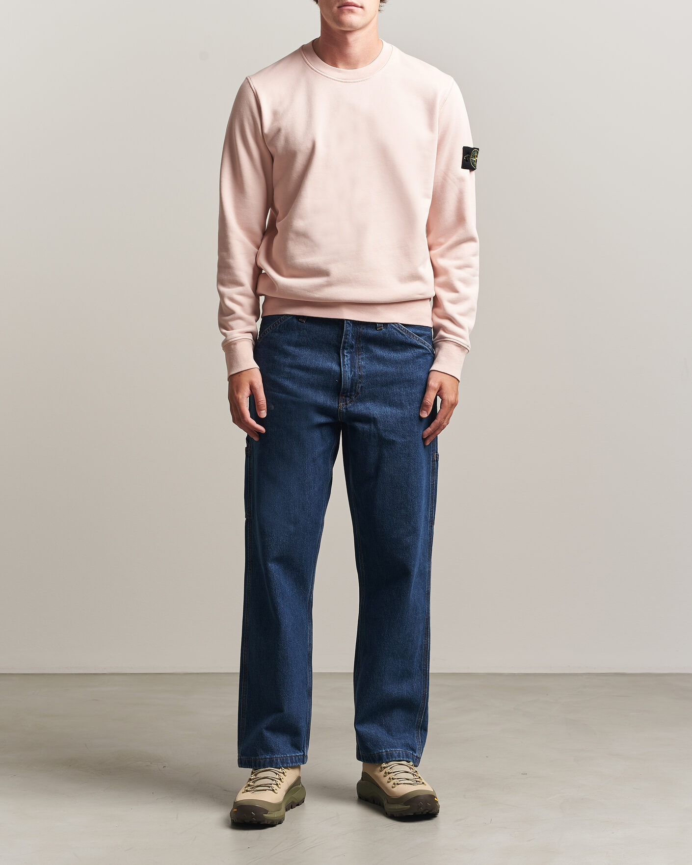 Homme | Pulls Et Tricots | Stone Island | Garment Dyed Fleece Sweatshirt Antique Rose