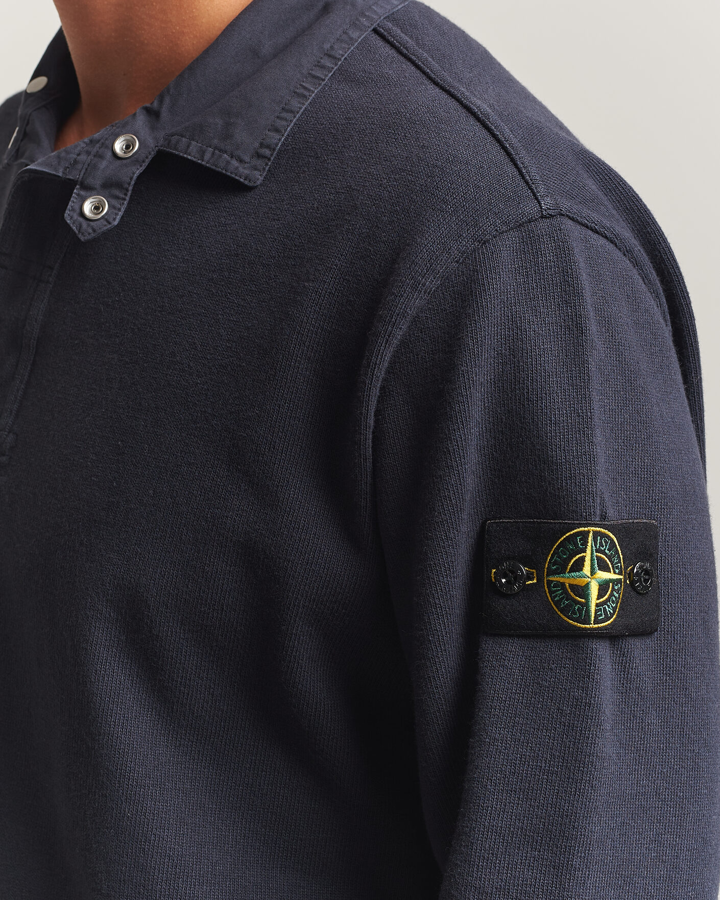 Homme | Pulls Et Tricots | Stone Island | Heavy Cotton Jersey Polo Blue Navy