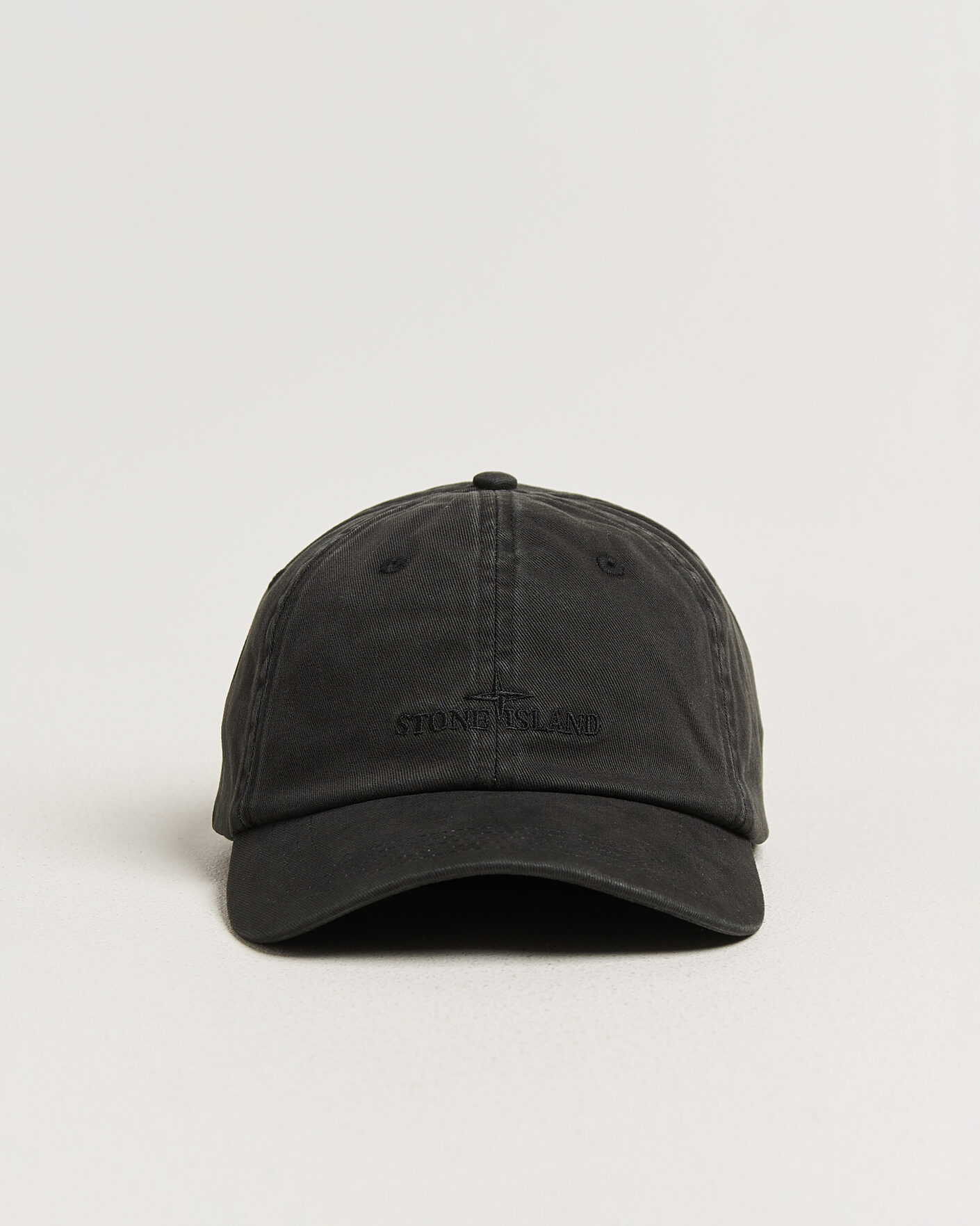 Homme | Bobs Et Casquettes | Stone Island | Brushed Cotton Gabardine Cap Black