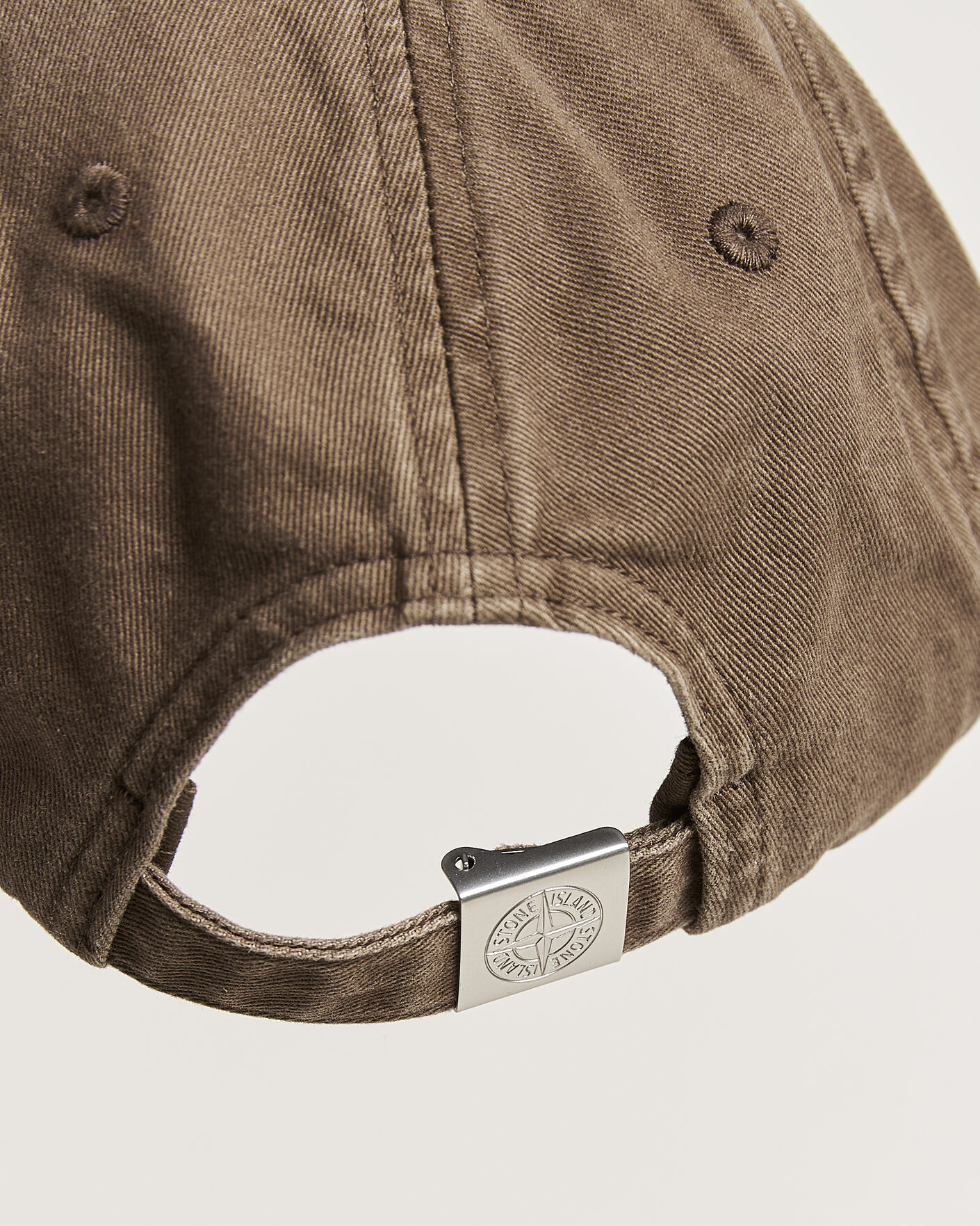 Homme | Bobs Et Casquettes | Stone Island | Brushed Cotton Gabardine Cap Umber