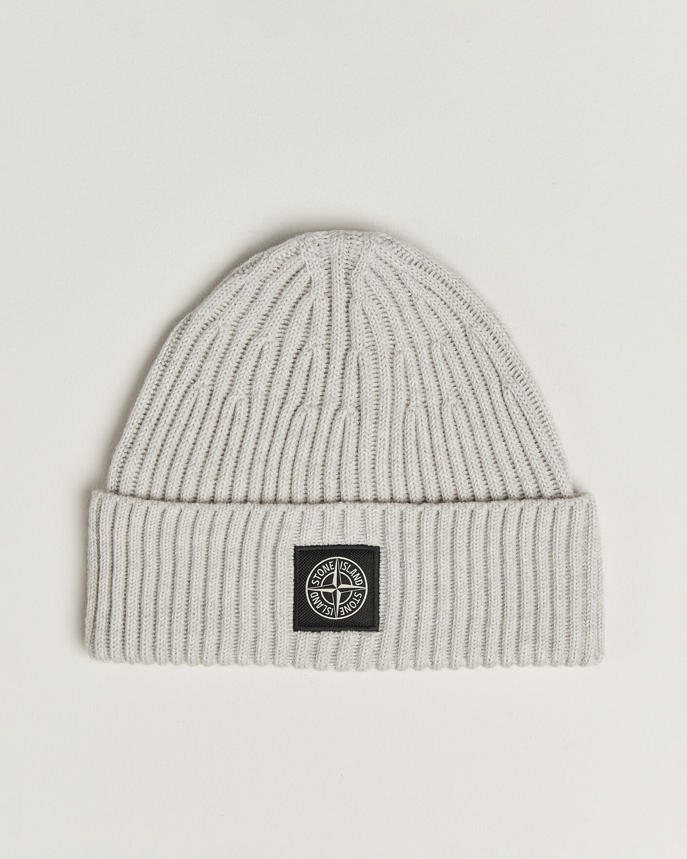 Homme | Bonnets | Stone Island | Full Rib Wool Hat Sand Melange