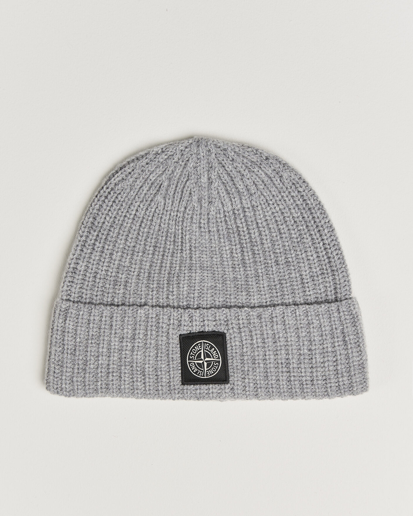 Homme | Bonnets | Stone Island | Geelong Wool Hat Grey Melange