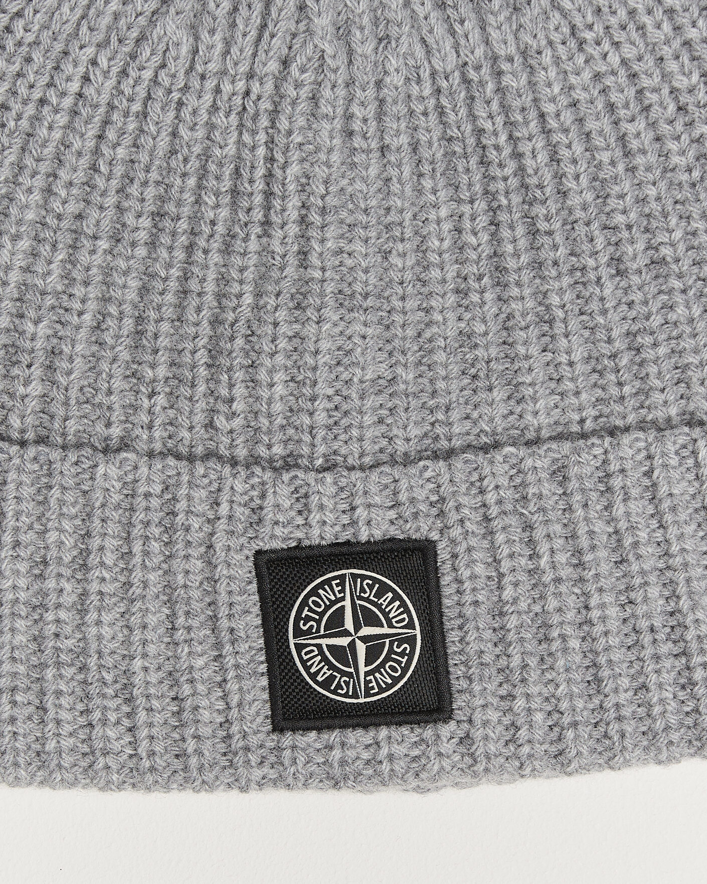 Homme | Bonnets | Stone Island | Geelong Wool Hat Grey Melange