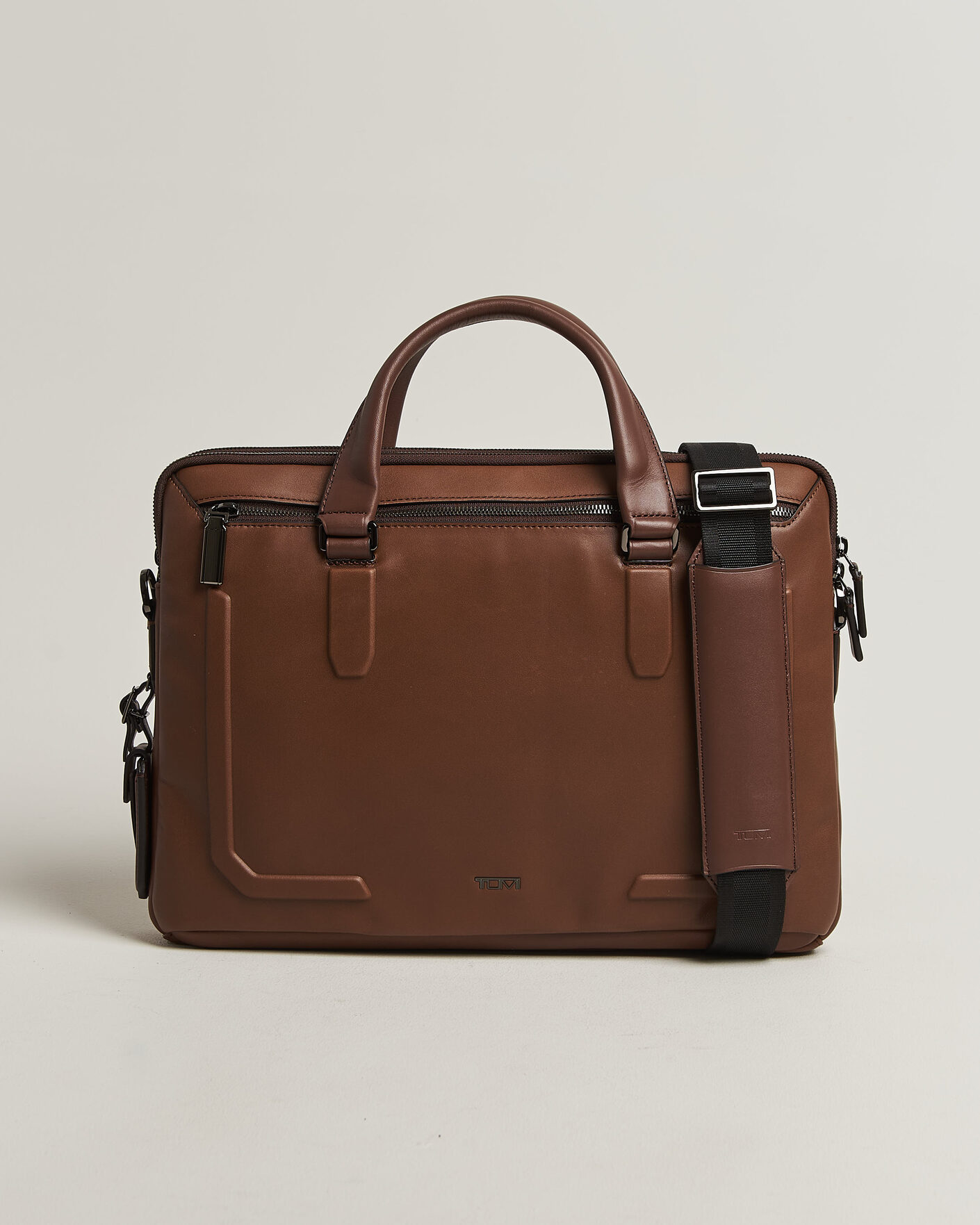 Homme | Sacs | TUMI | Harrison Sycamore Slim Leather Brief Cognac Bombe