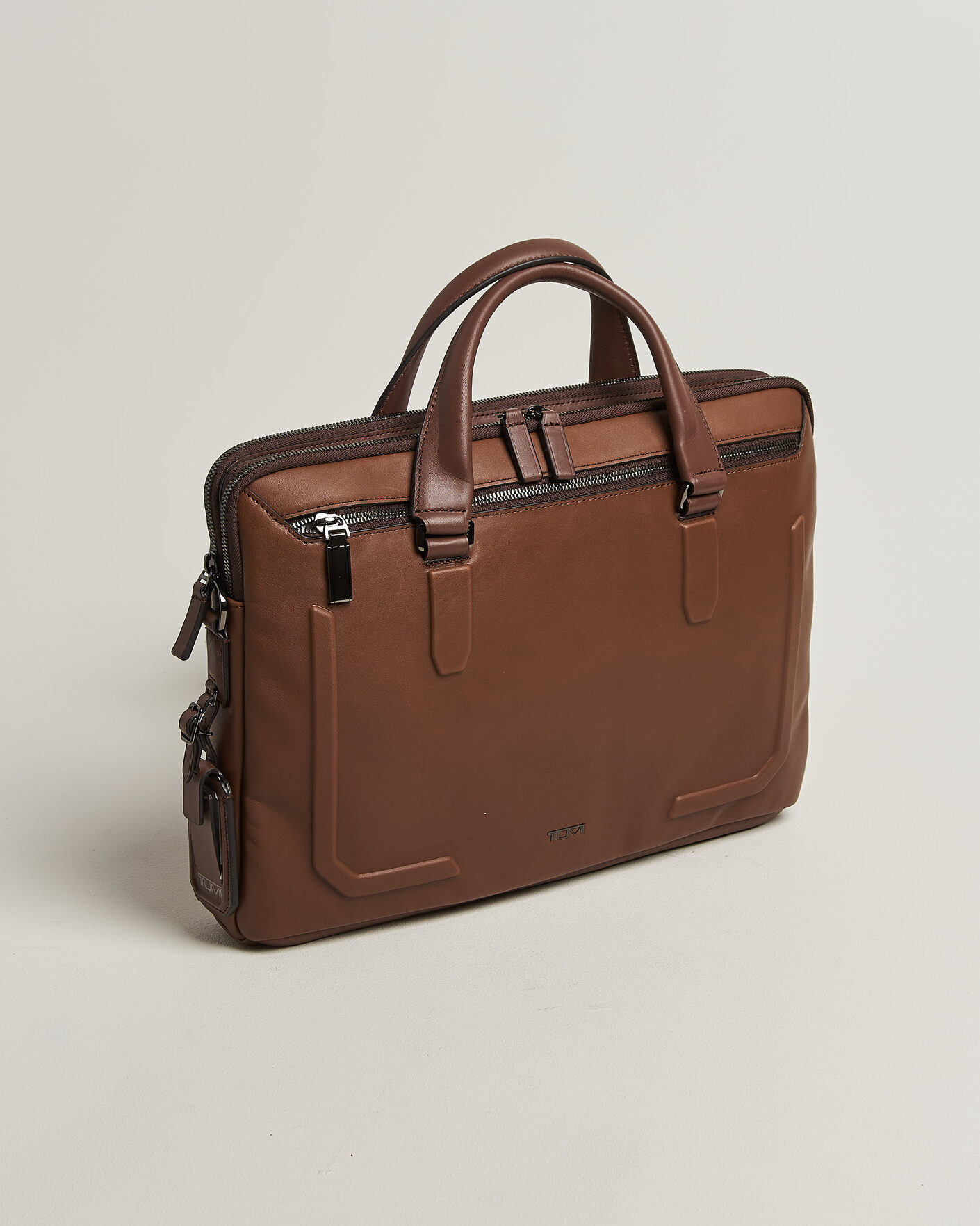 Homme | Sacs | TUMI | Harrison Sycamore Slim Leather Brief Cognac Bombe