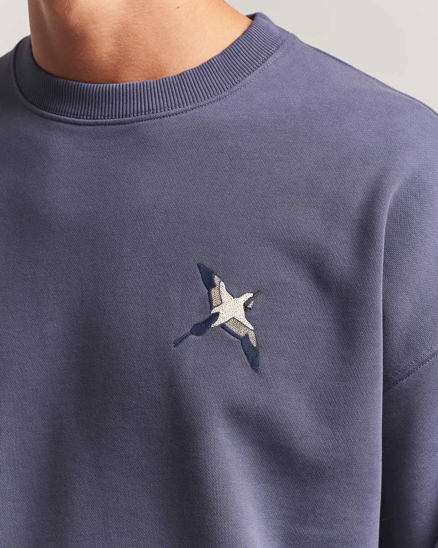 Homme | Pulls Et Tricots | Axel Arigato | Micro Bee Bird Sweatshirt Smoke Grey