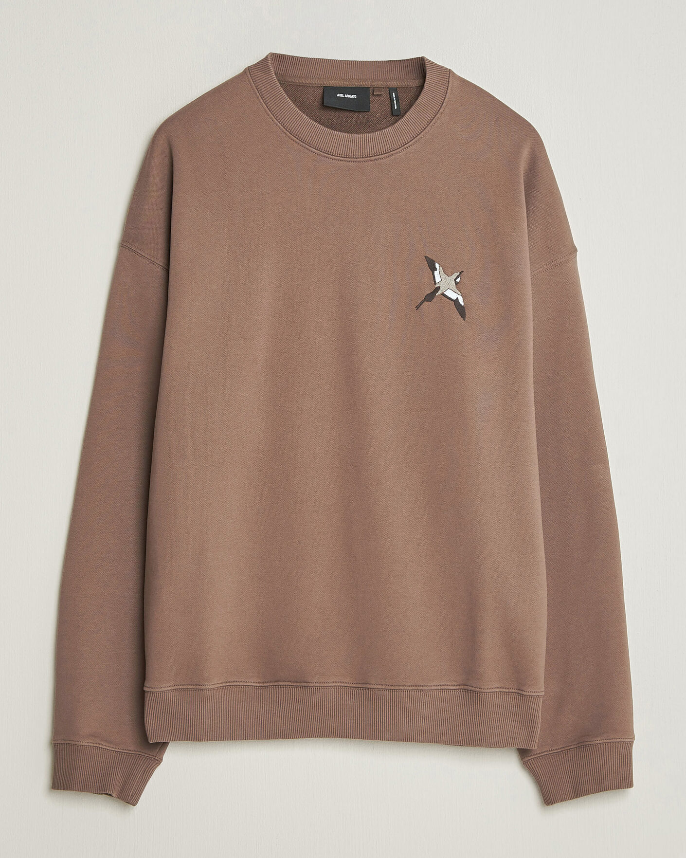 Homme | Pulls Et Tricots | Axel Arigato | Micro Bee Bird Sweatshirt Coffee Brown
