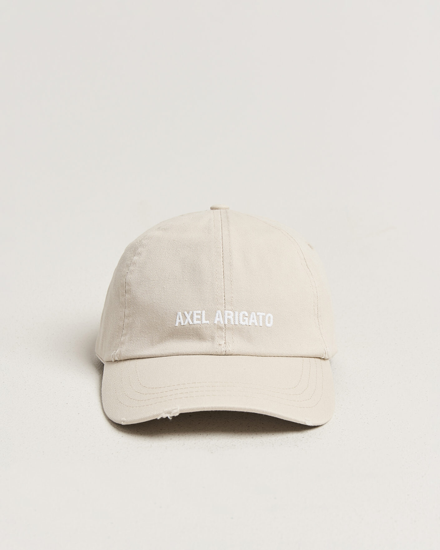 Homme | Bobs Et Casquettes | Axel Arigato | AA Logo Cap Washed Beige