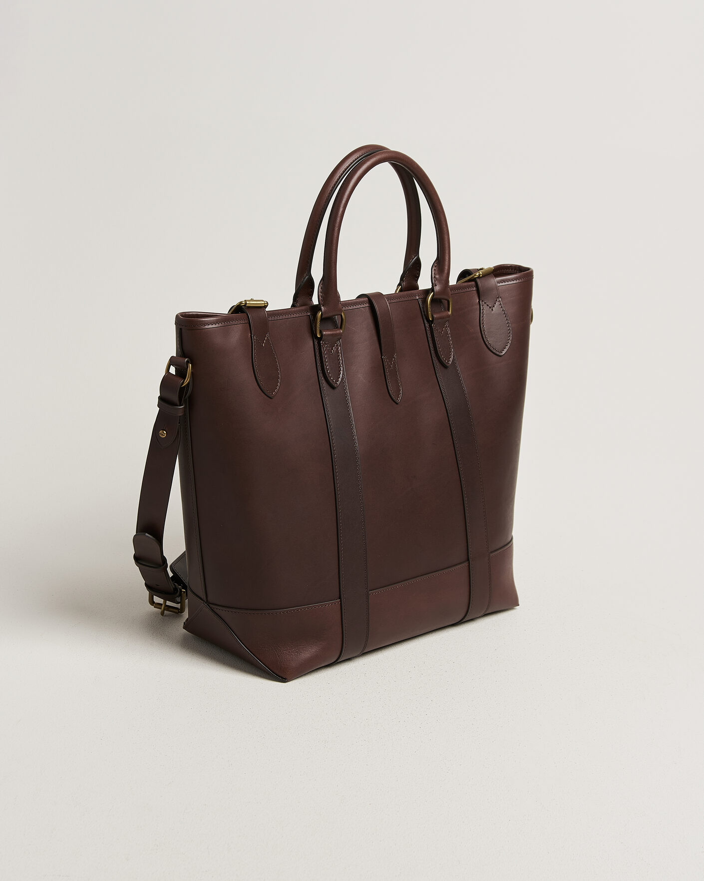 Homme | Sacs | Polo Ralph Lauren | Leather Tote Bag Burnished Brown