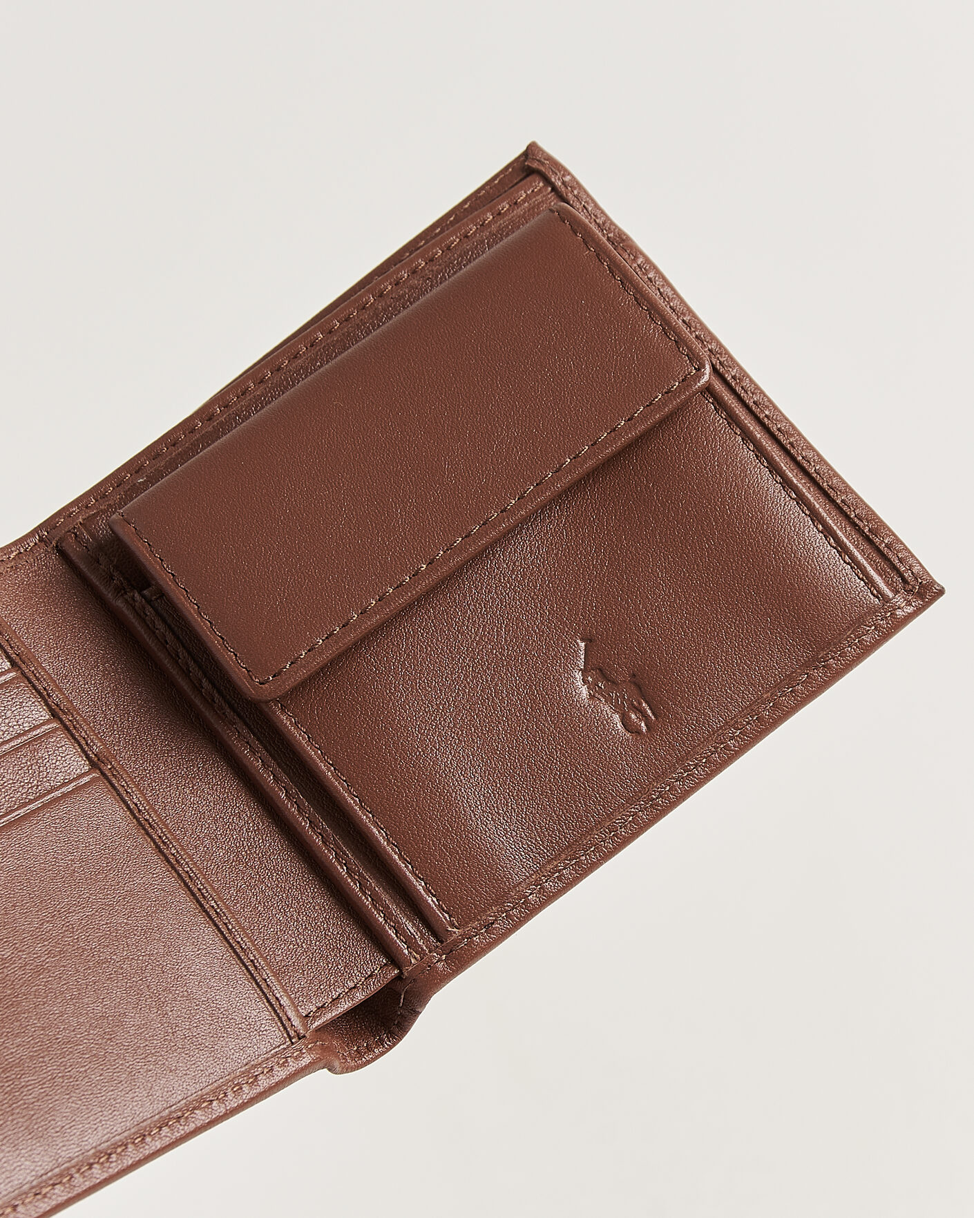 Homme | Portefeuilles | Polo Ralph Lauren | Smooth Leather Wallet Saddle
