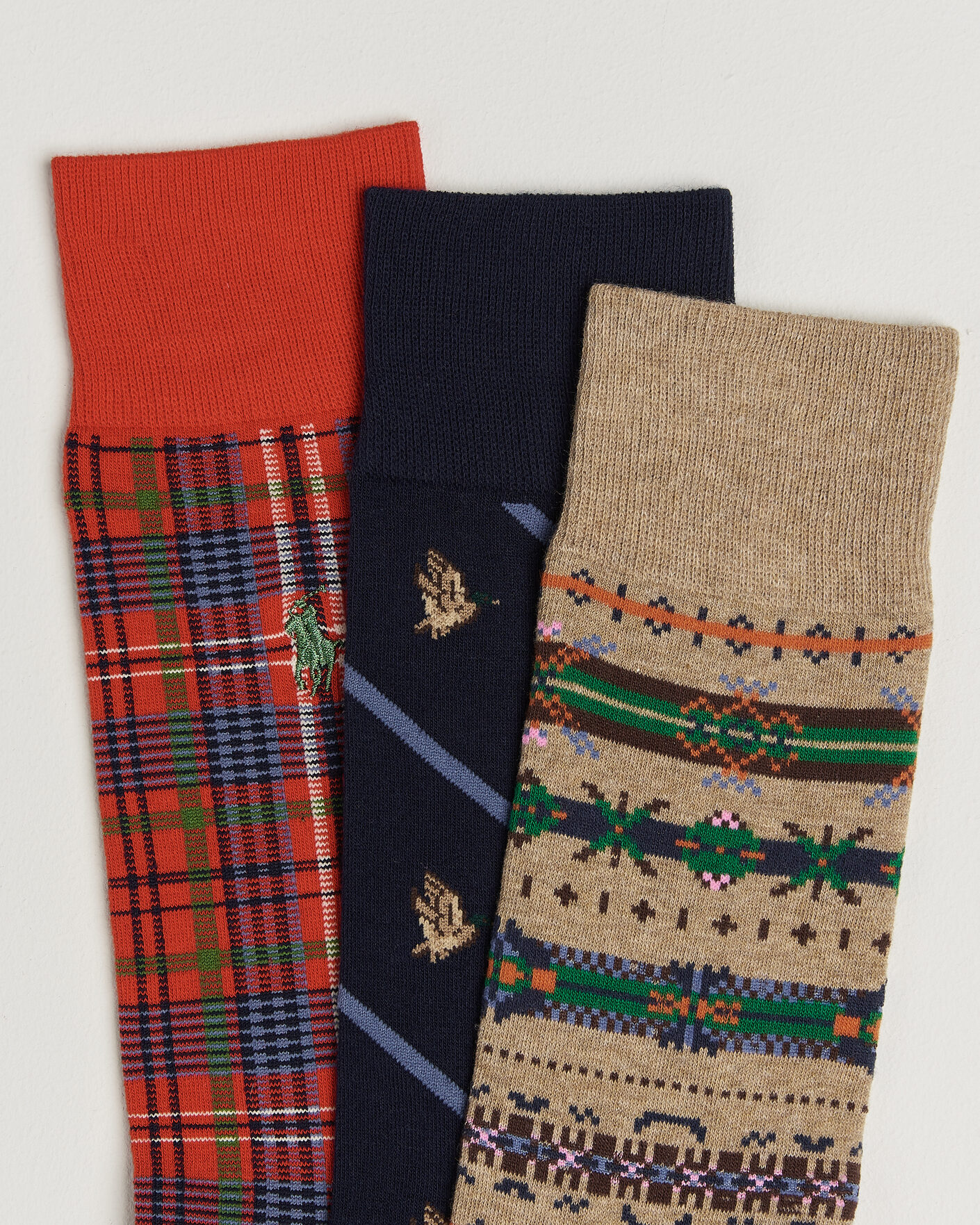 Homme | Sous-Vêtements Et Chaussettes | Polo Ralph Lauren | 3-Pack Cotton Crew Socks Multi